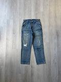 Urban Outfitters BDG Distressed Paint Splatter Double Knee Denim Jean Pants