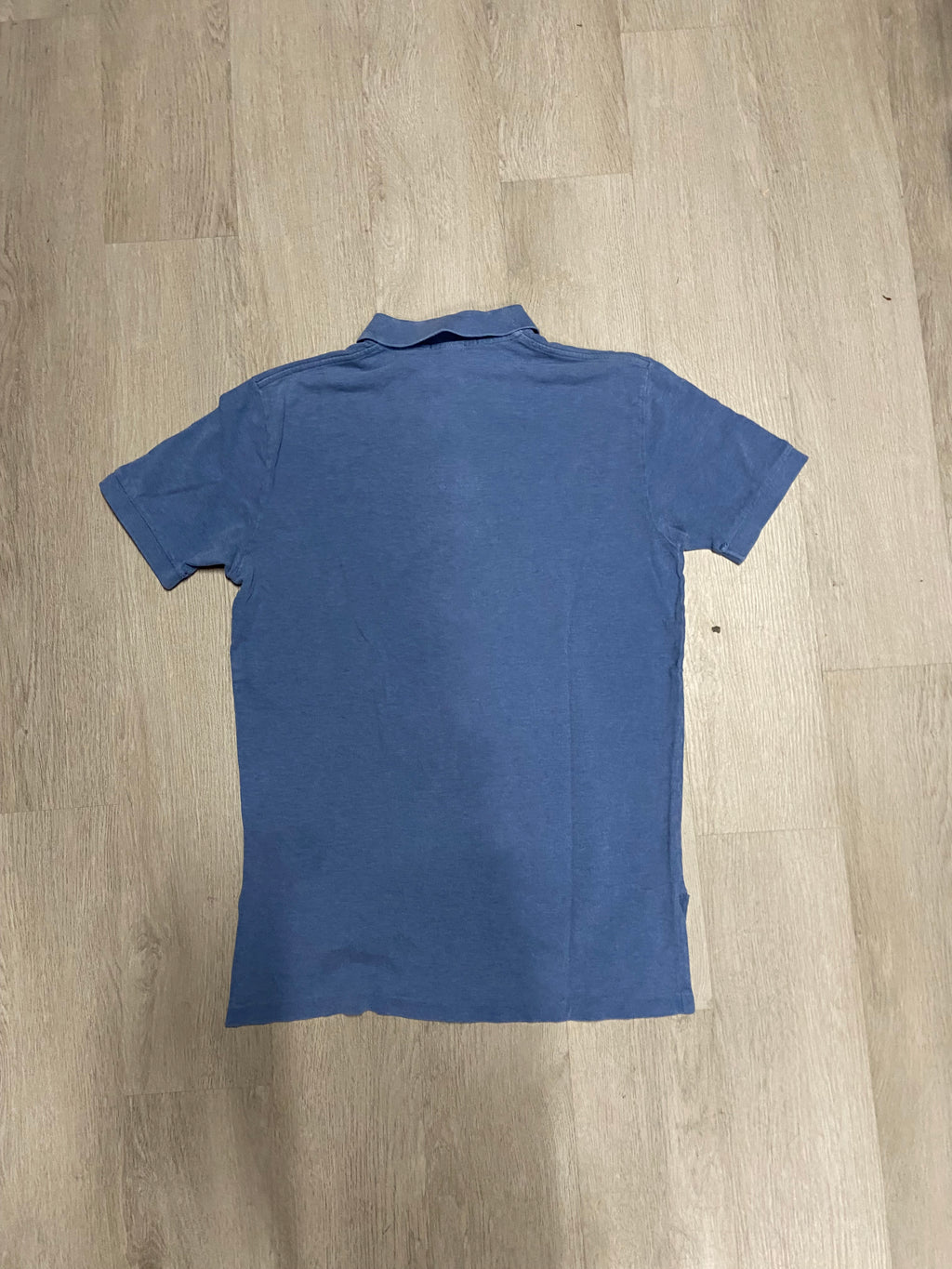Polo By Ralph Lauren Washed Blue Small Pony Collared Shirt