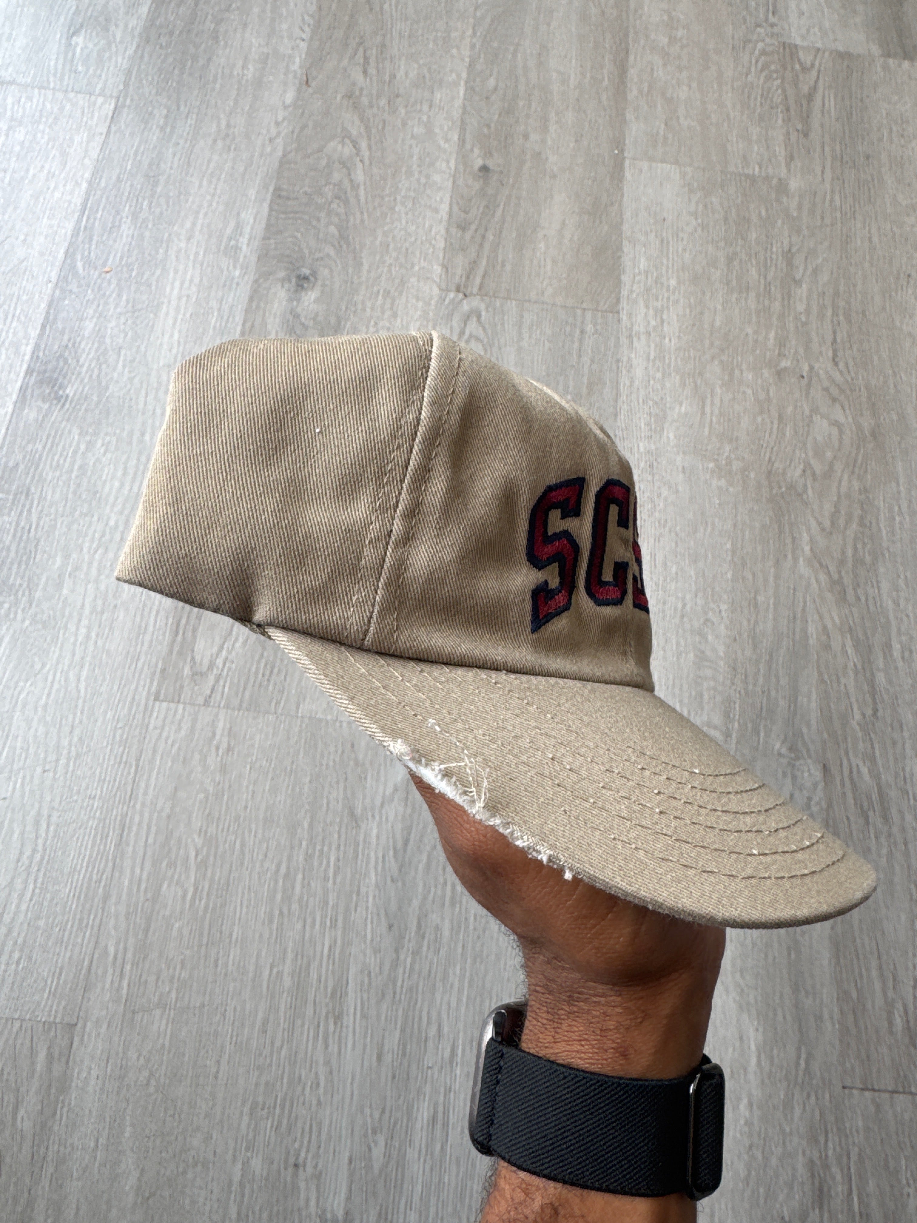 Vintage South Carolina State University Bulldogs Leather Strapback Hat