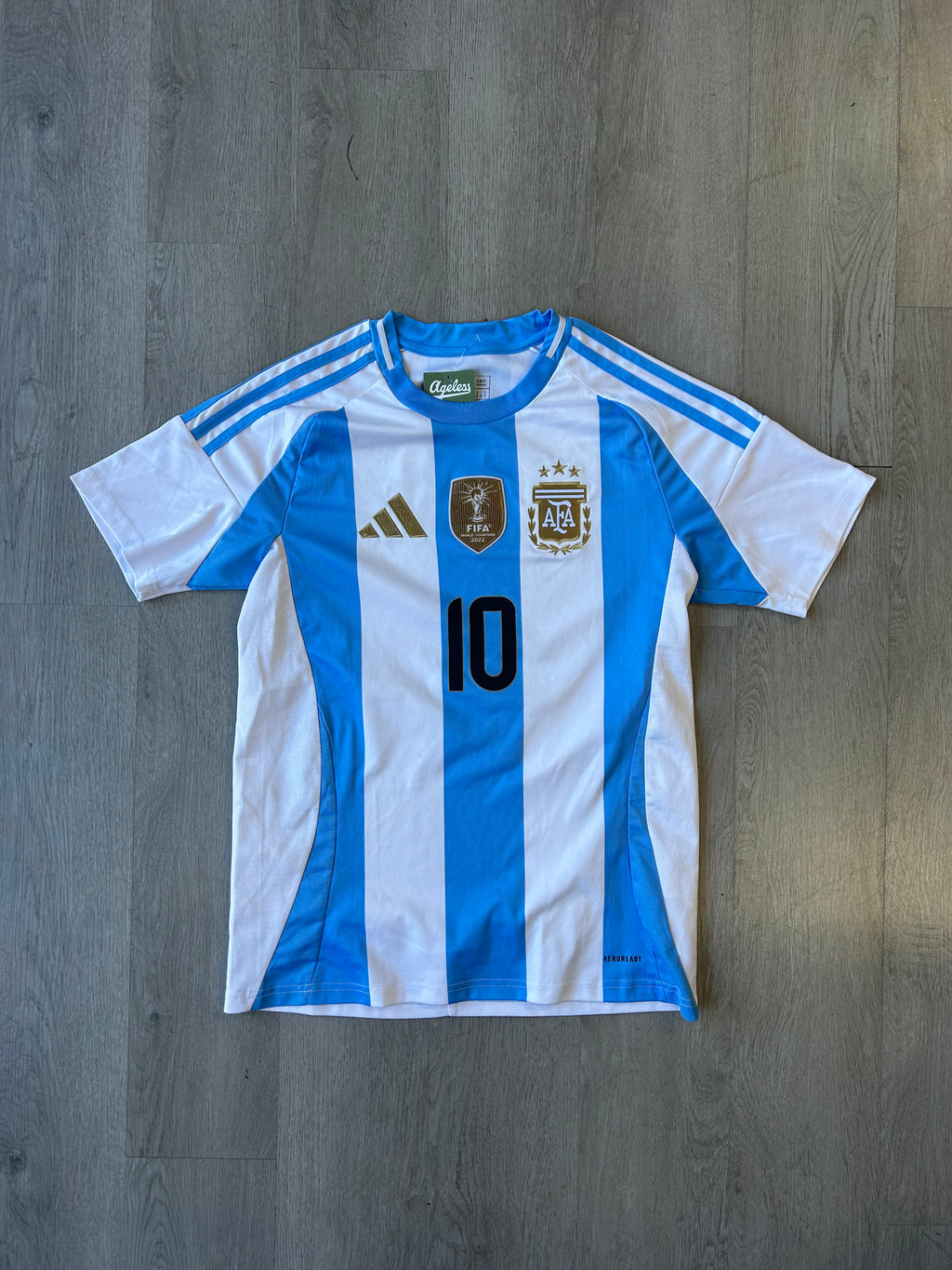 2024 Adidas Argentina Home Lionel Messi Jersey