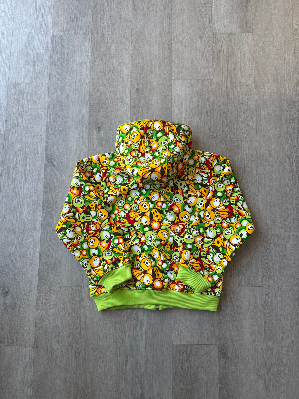 Y2K Baby Girl Hooded Zip Up