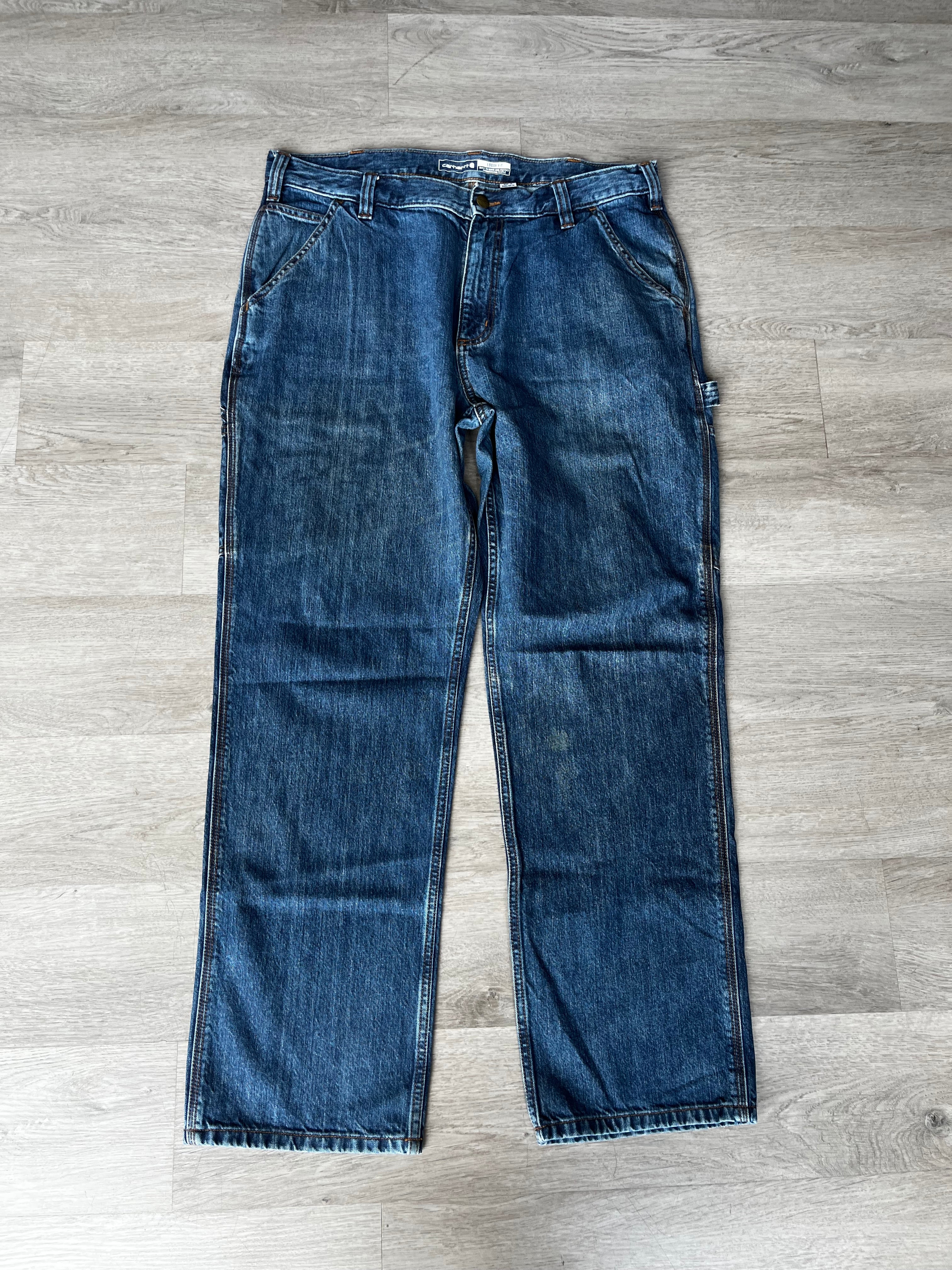 Vintage Faded Denim Carhartt Carpenter Pants