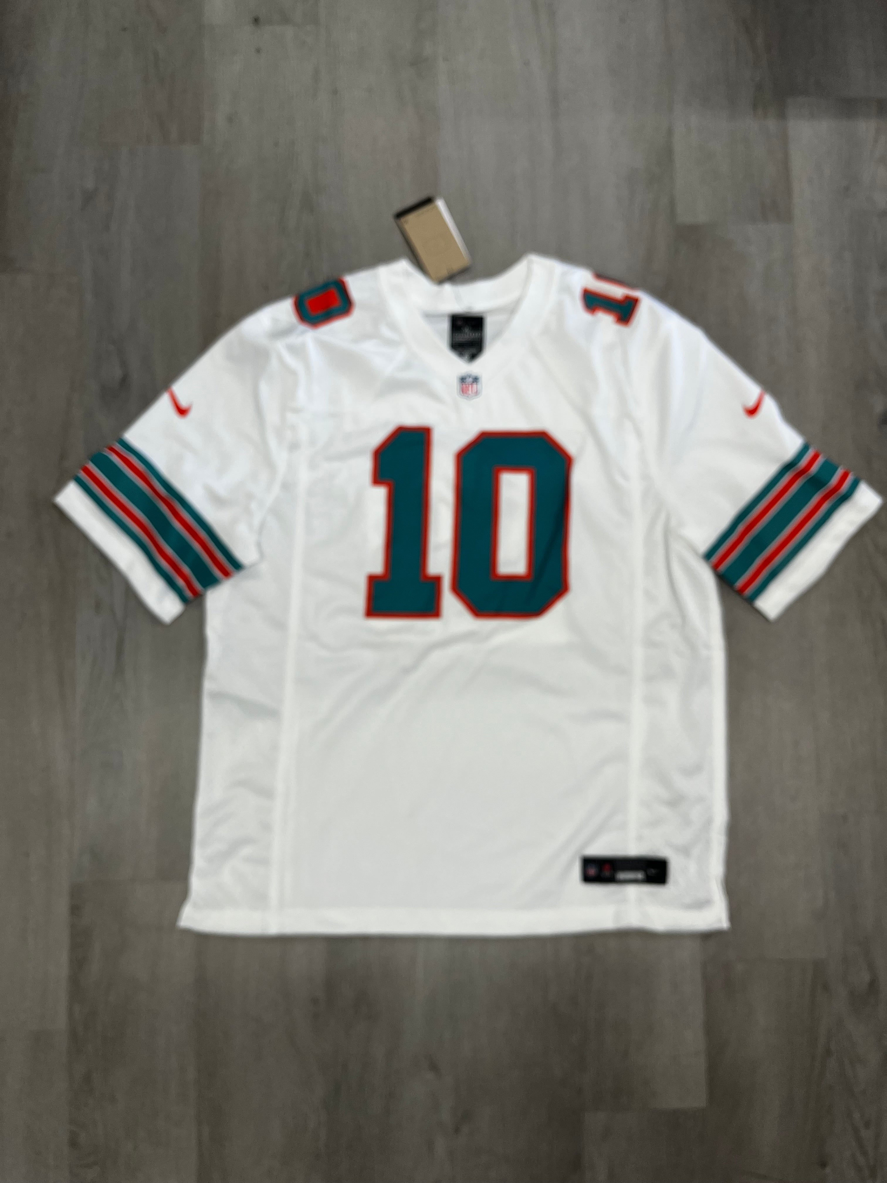 Nike White Miami Dolphins Vapor F.U.S.E. Limited #10 Tyreek Hill Jersey