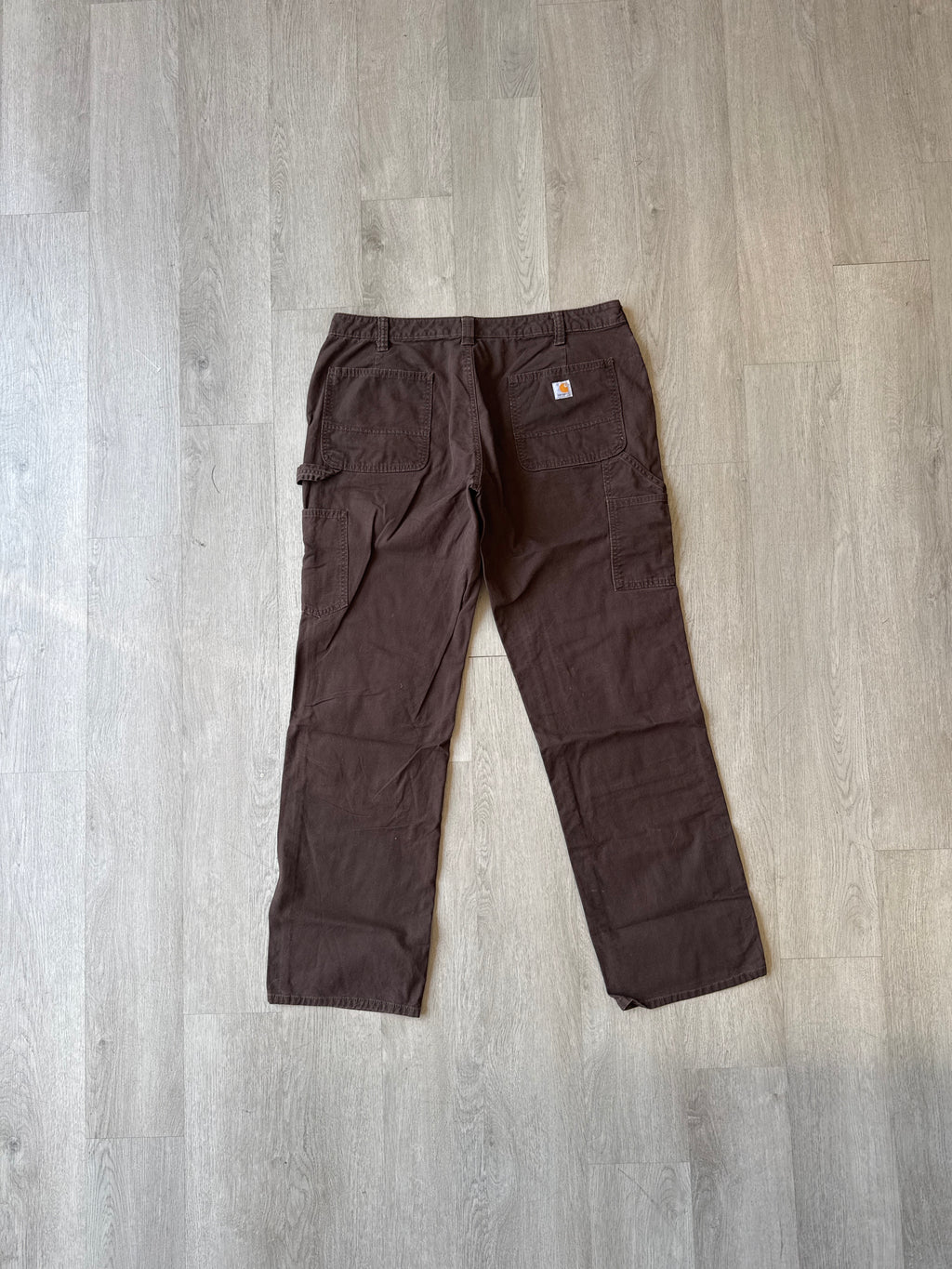 Carhartt Original Fit Brown Double Knee Carpenter Pants