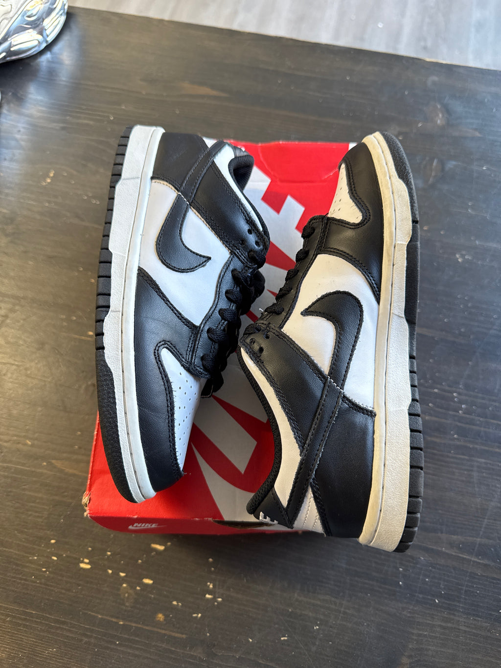 Pre-owned Nike Dunk Low Black White