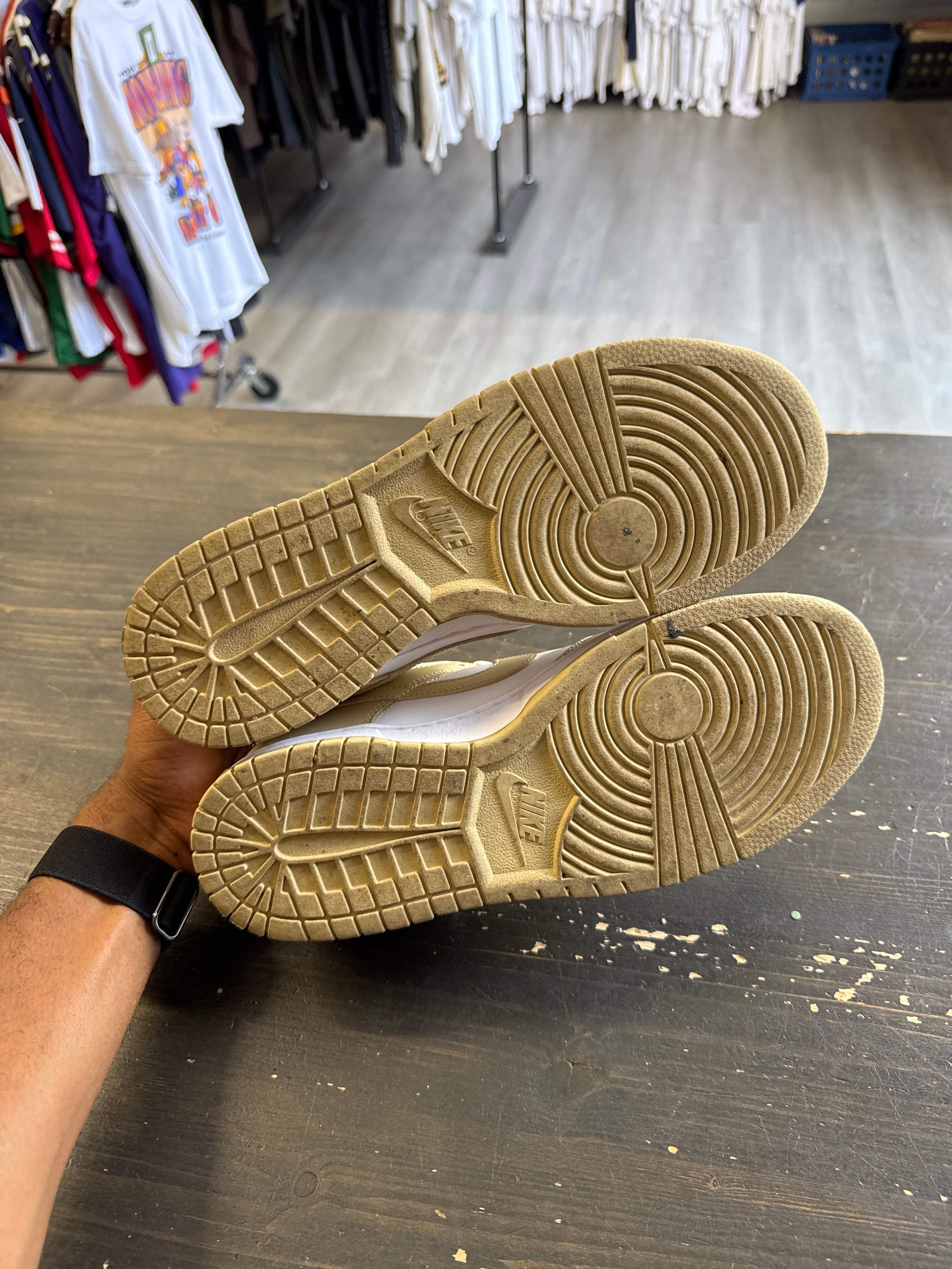 Pre-owned Nike Dunk Low Team Gold