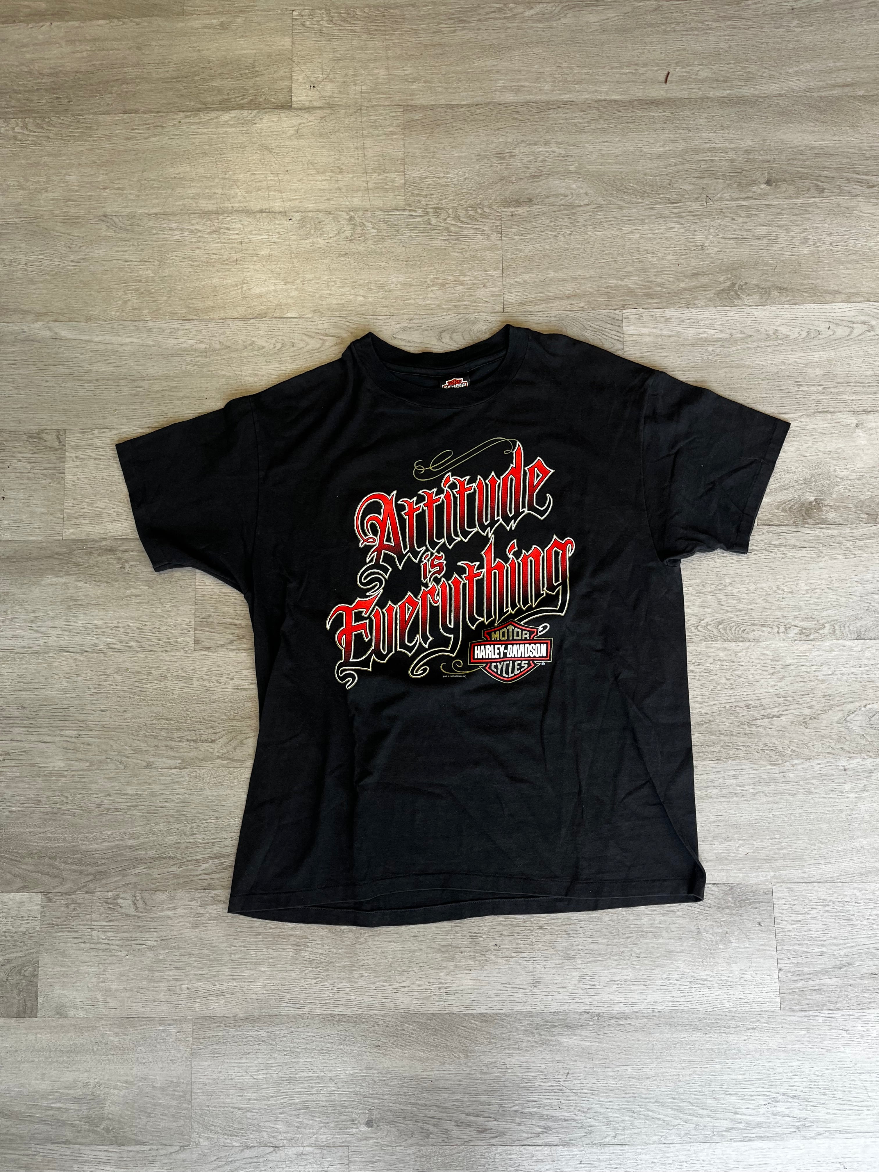 Vintage Earl Small's Harley Davidson Dealer Tee