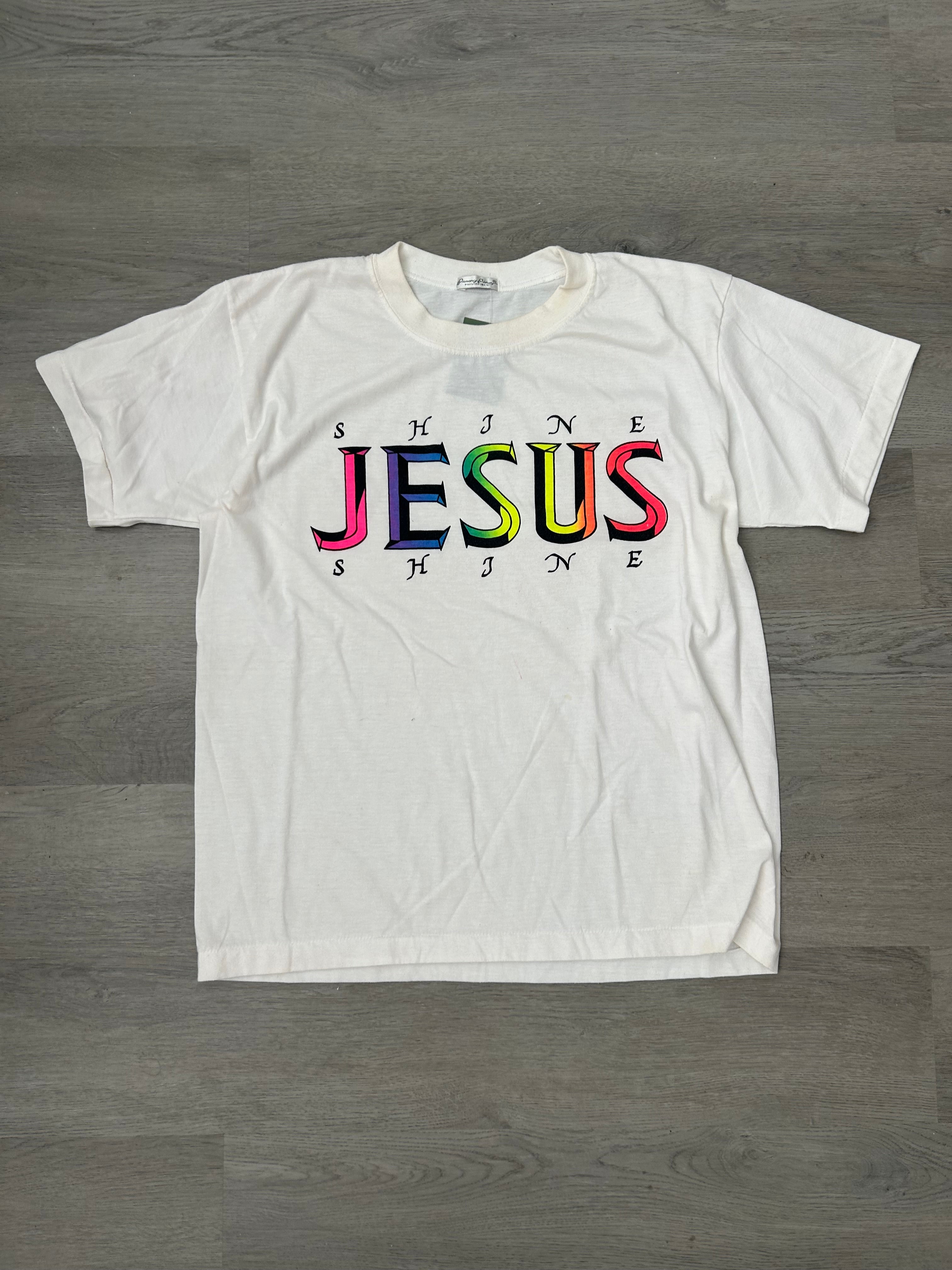 White Shine Jesus Shine Tee