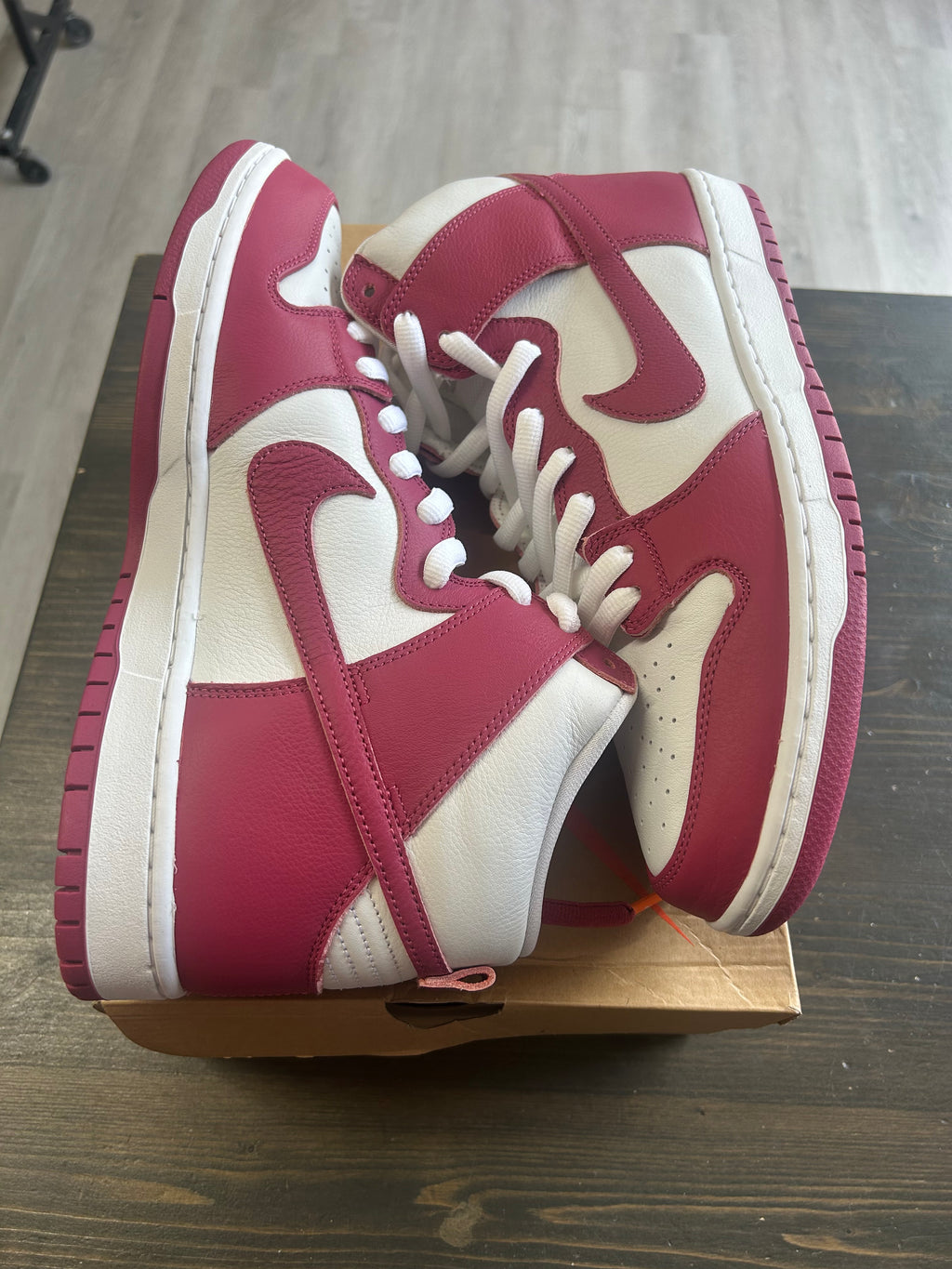 Pre Owned Nike SB Dunk High Pro Orange Label