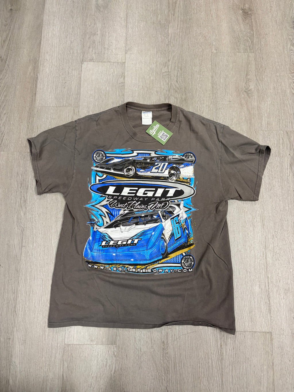 Vintage Legit Speedway Park West Plains Montana Racing Tee