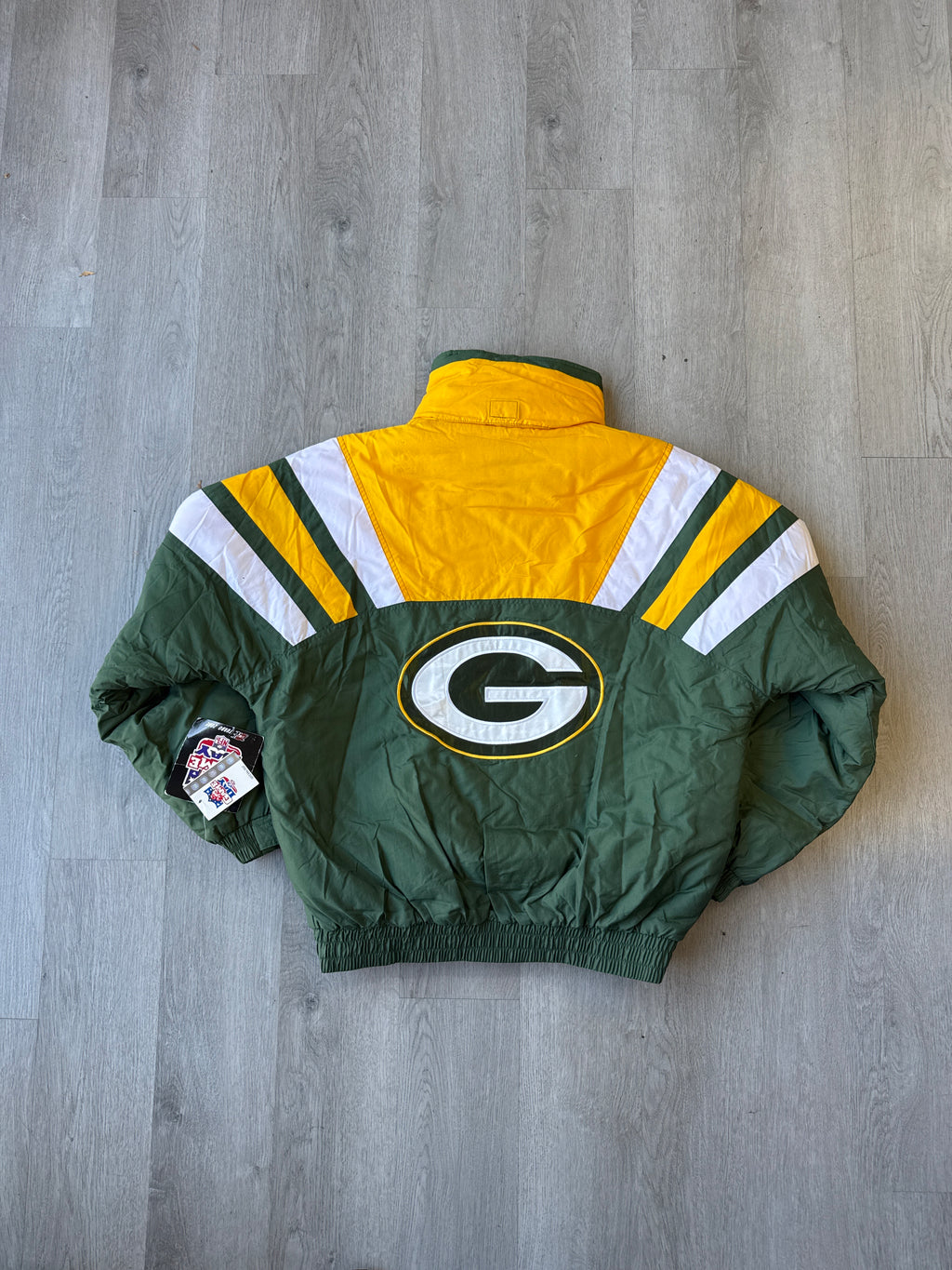 Vintage 90s Gameday Green Bay Packers Puffer Jacket