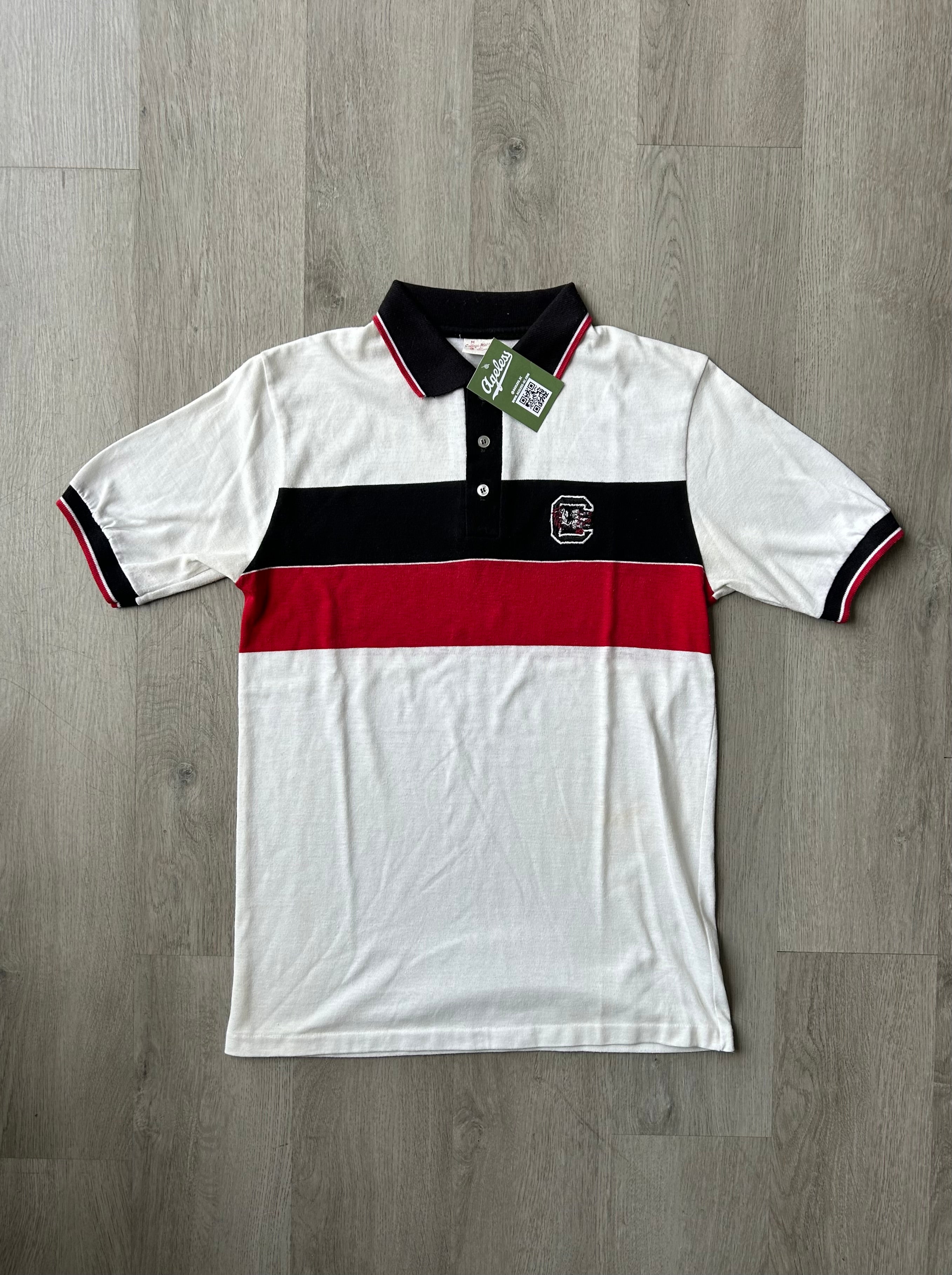Vintage University of South Carolina Gamecocks Striped Polo