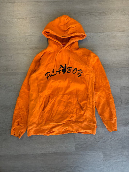 Orange Supreme Playboy Hoodie