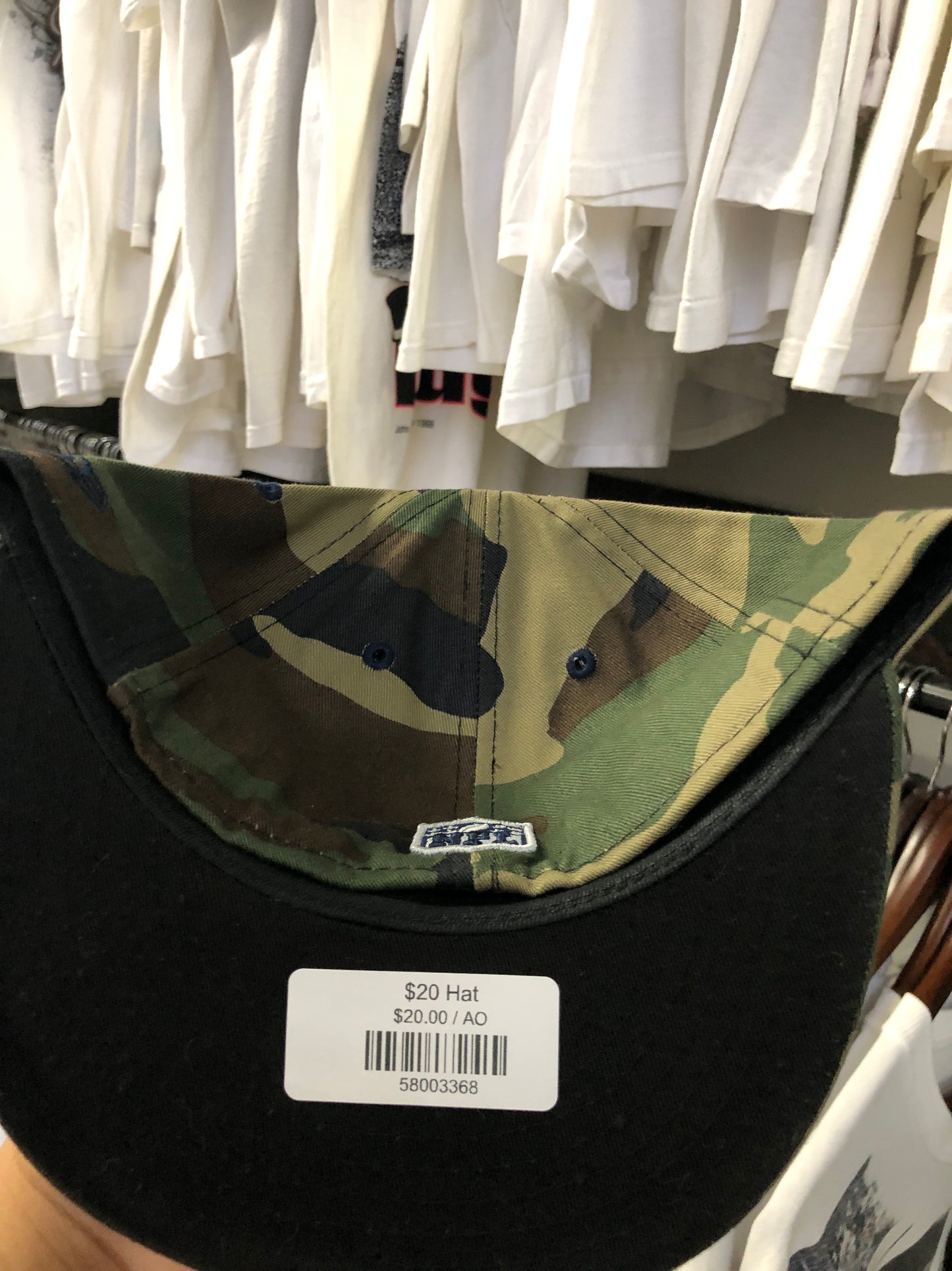 Camo Dallas Cowboys Hat