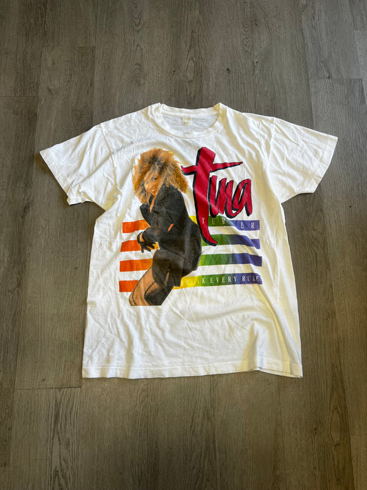 Vintage 1987 Tina Turner Break Every Rule World Tour Tee