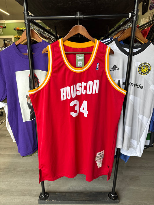 Vintage Mitchell & Ness Hakeem Olajuwon Houston Rocket Jersey