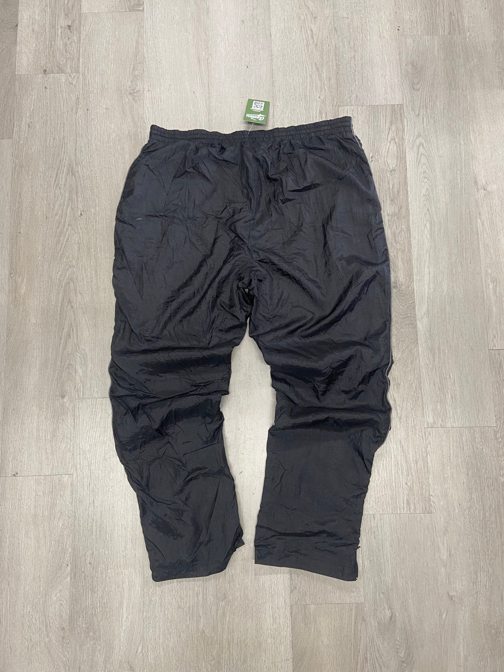 Vintage Black Grey Stripe Track Pants