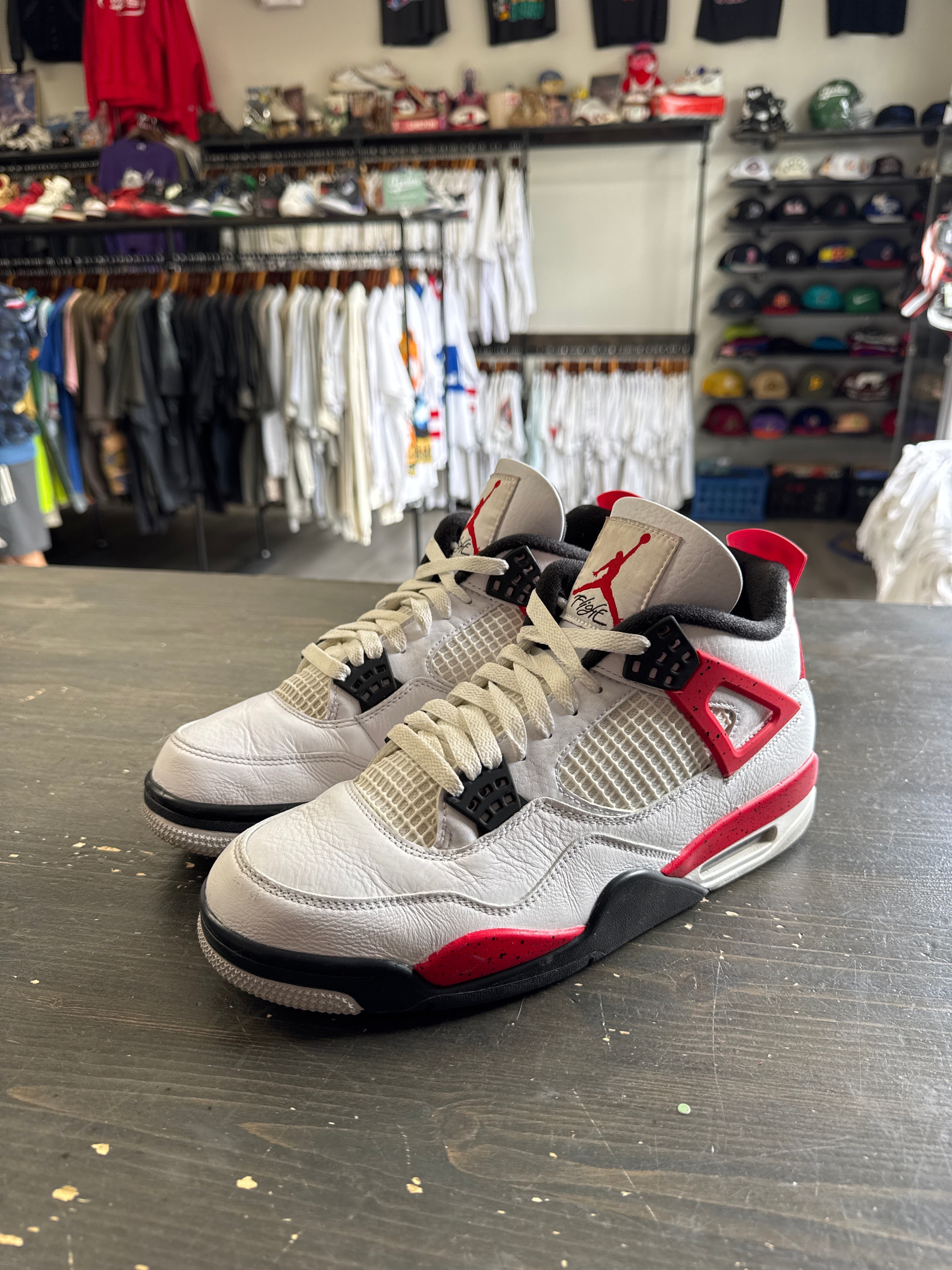 Pre-owned Jordan Retro 4 Red Cement