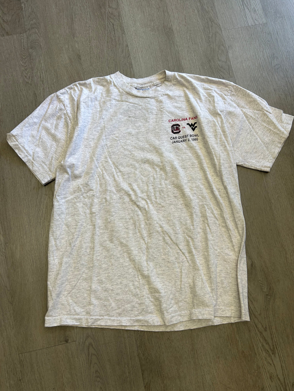 Vintage 90s University of South Carolina Vs West Virginia Tee