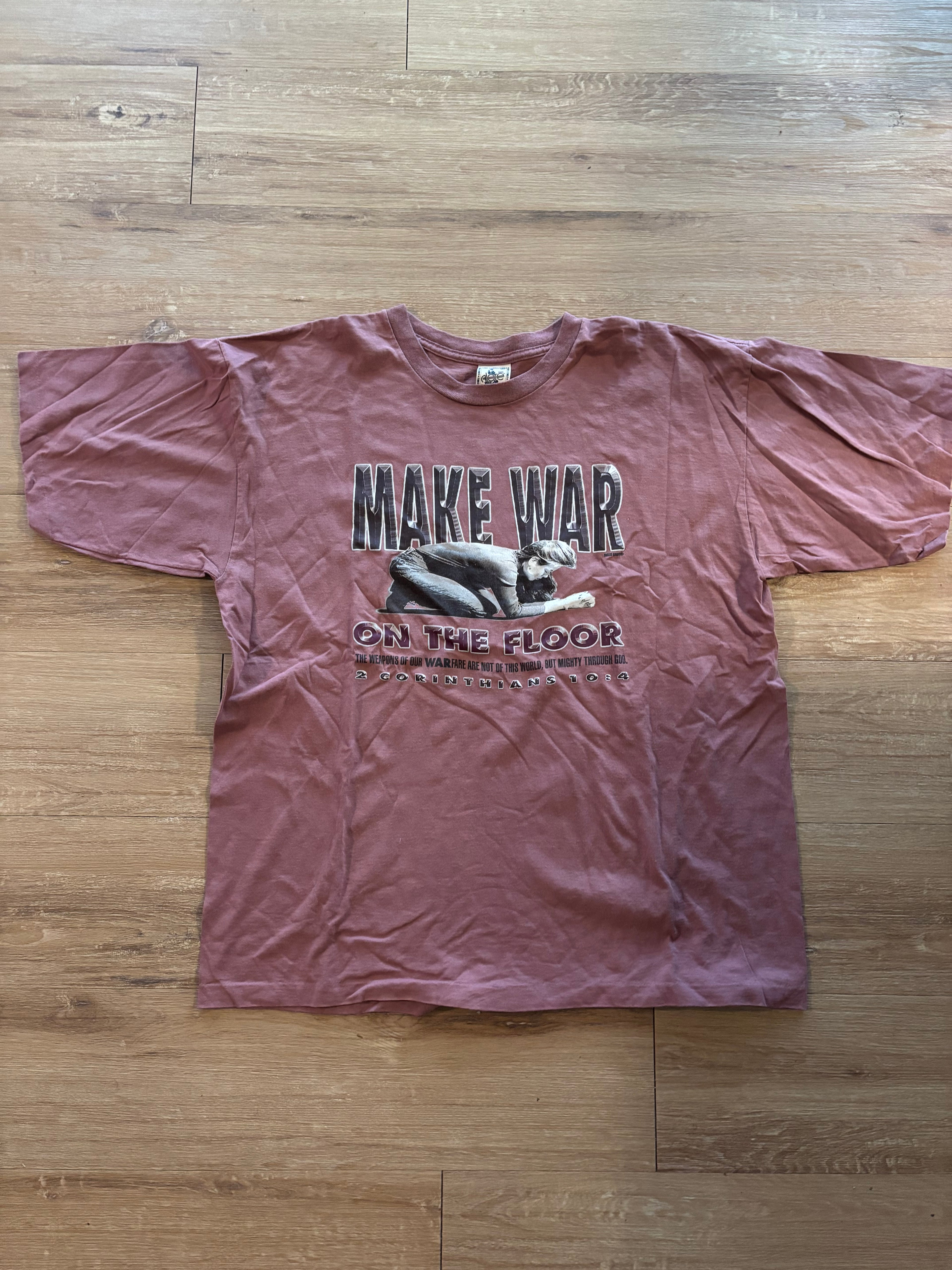 Vintage 1990s Make War On The Floor Tee