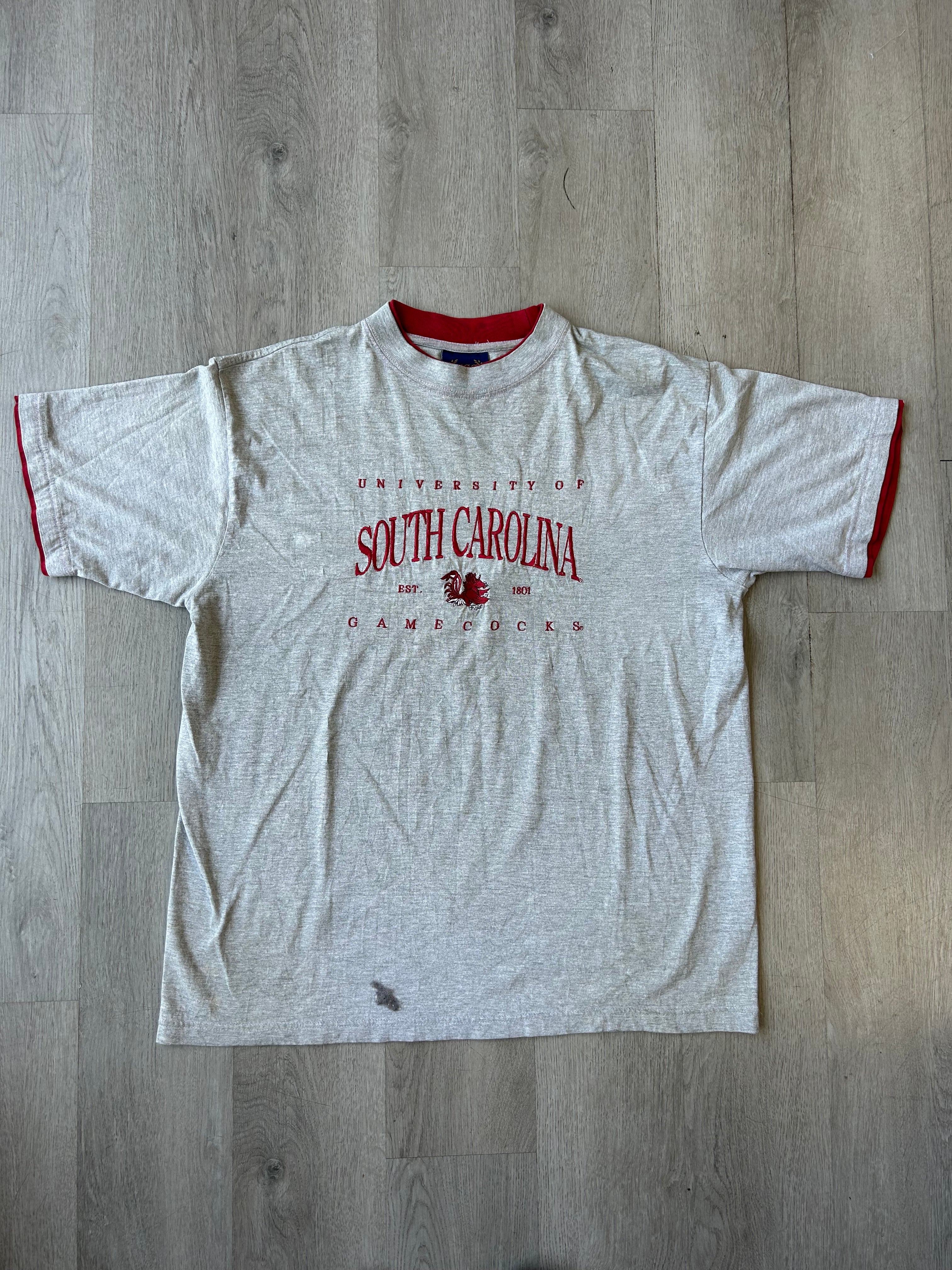 Vintage University of South Carolina Gamecocks Ringer Tee
