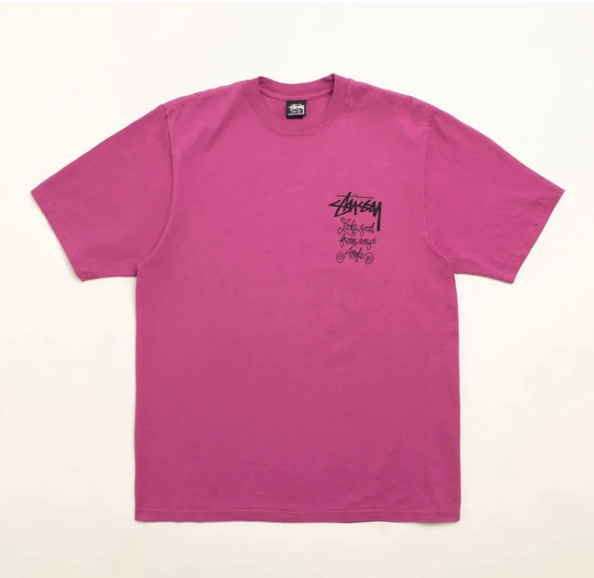 Stussy Berry Any Angle Pigment Dyed Tee Stüssy