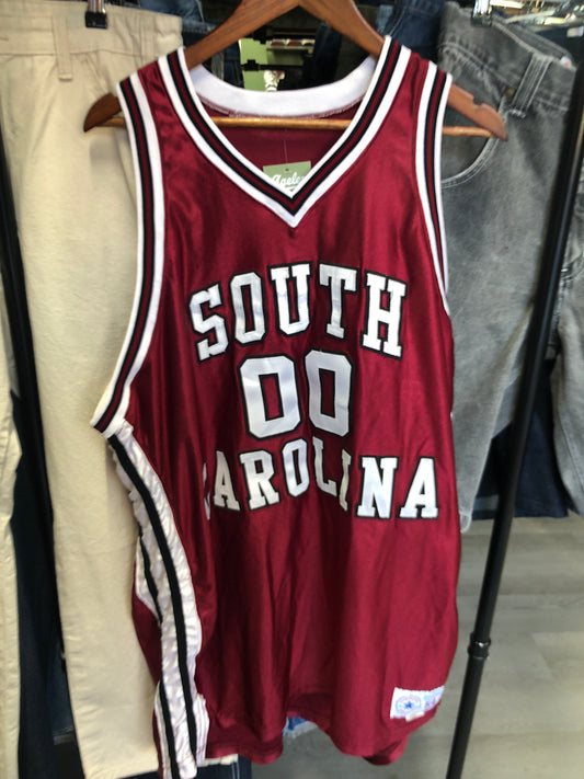 Vintage Gamecock Red Basketball Wilbourne Jersey