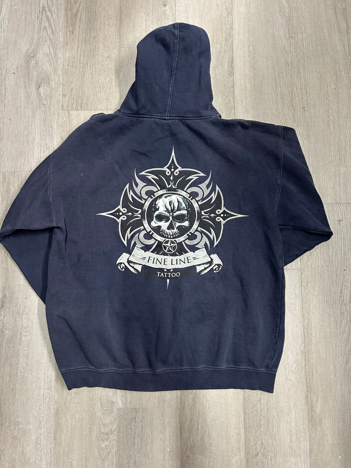 Vintage Fine Line Tattoo Hoodie