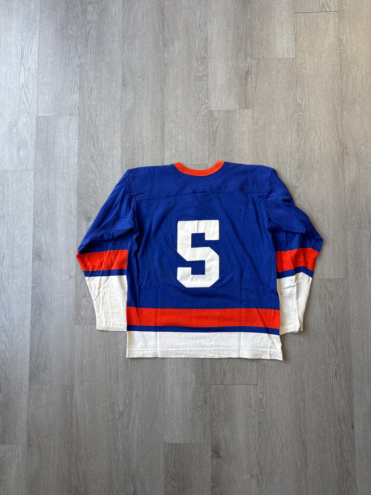 Vintage 1950s Blank Hockey Jersey