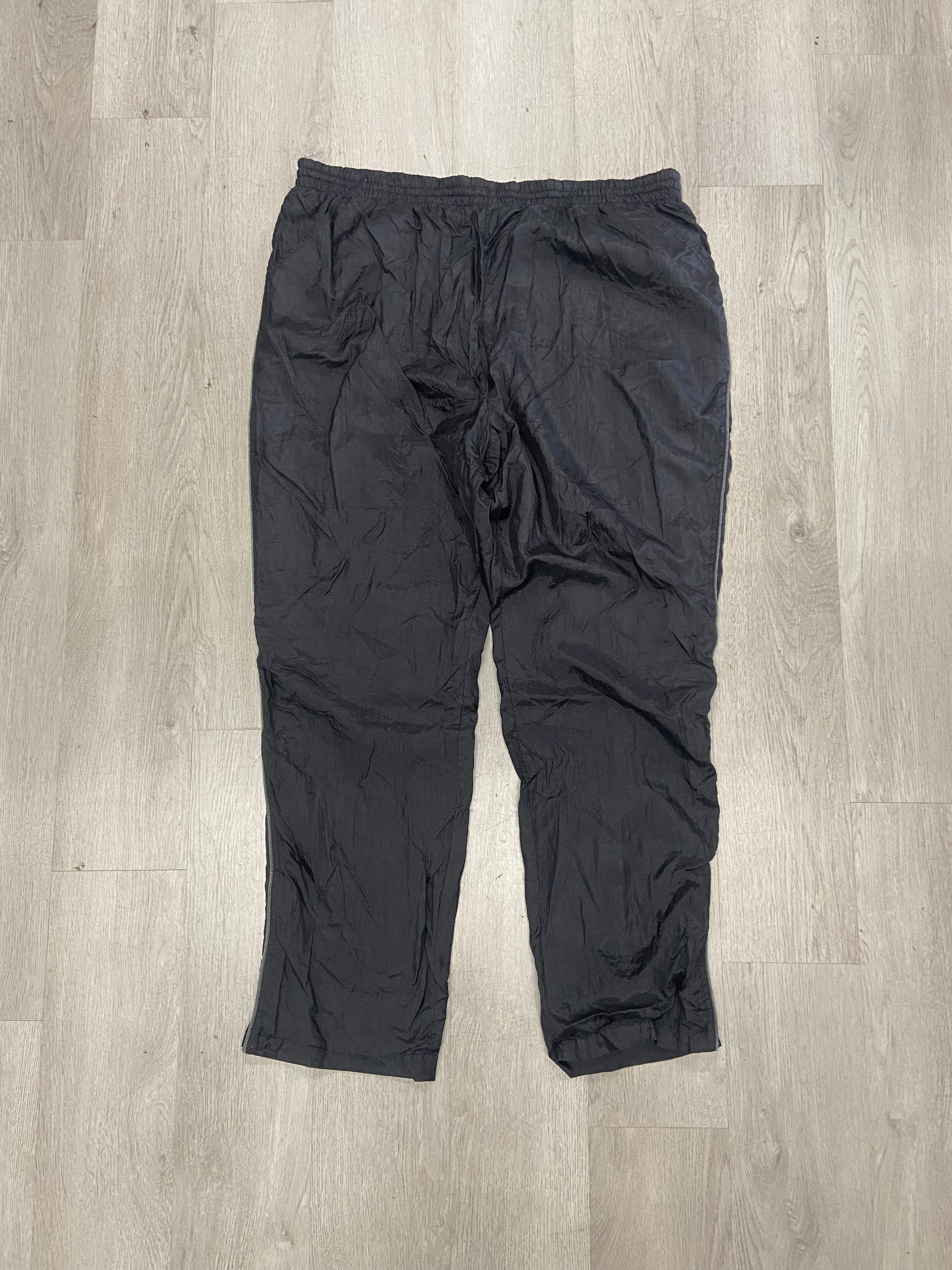 Vintage Black Grey Stripe Track Pants
