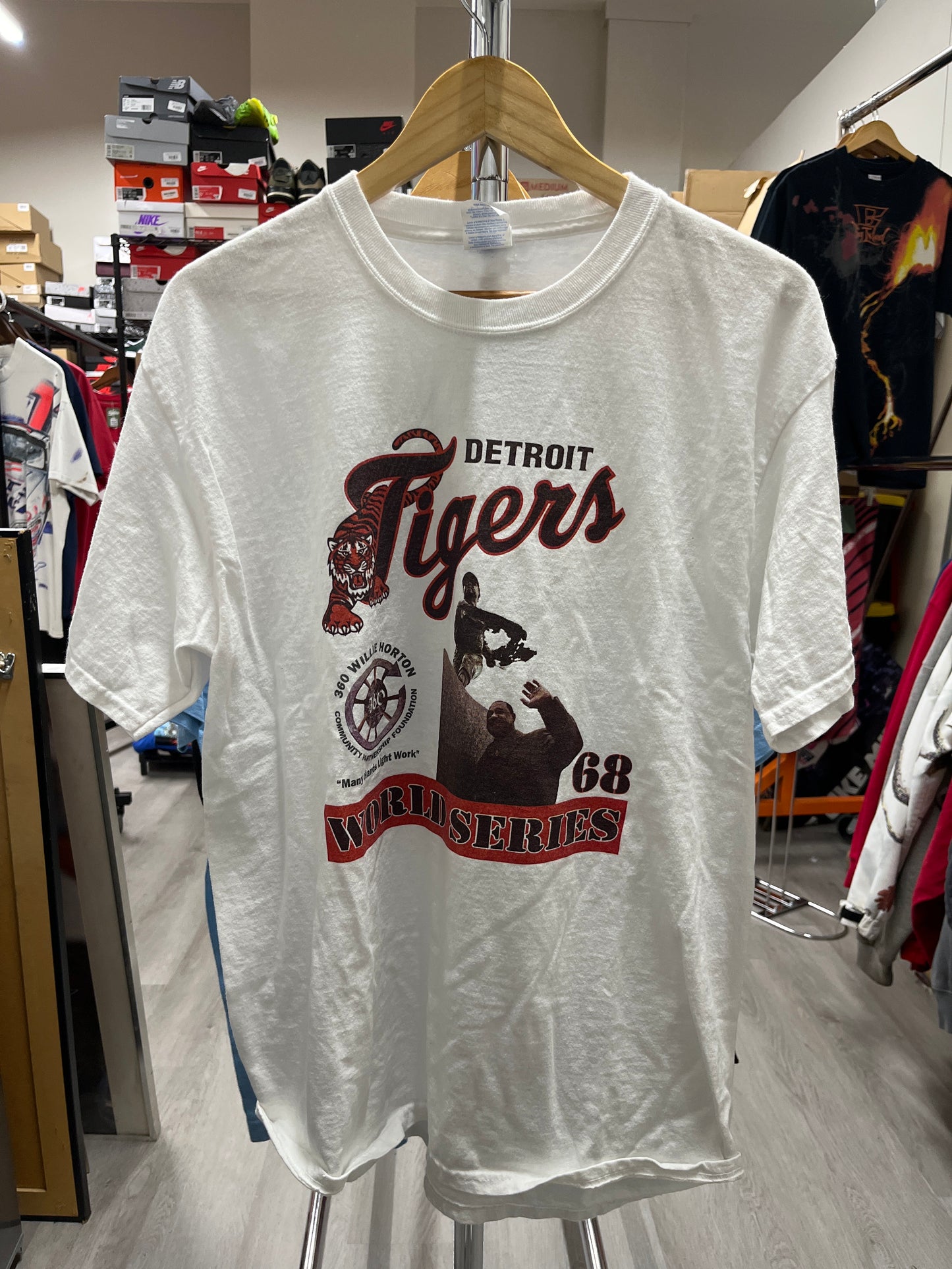 Vintage Detroit Tigers World Series Tee