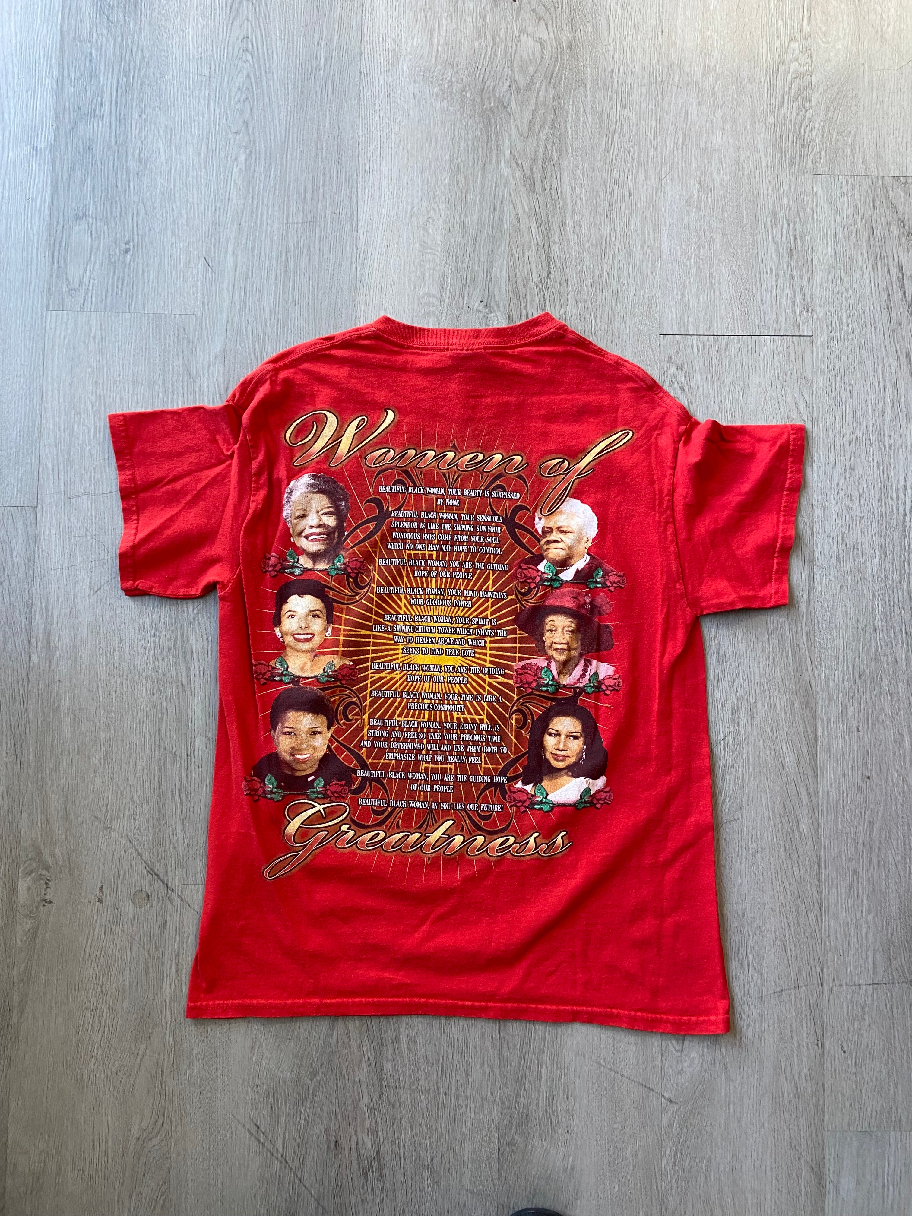Vintage 2000s Positive African American Women Tee