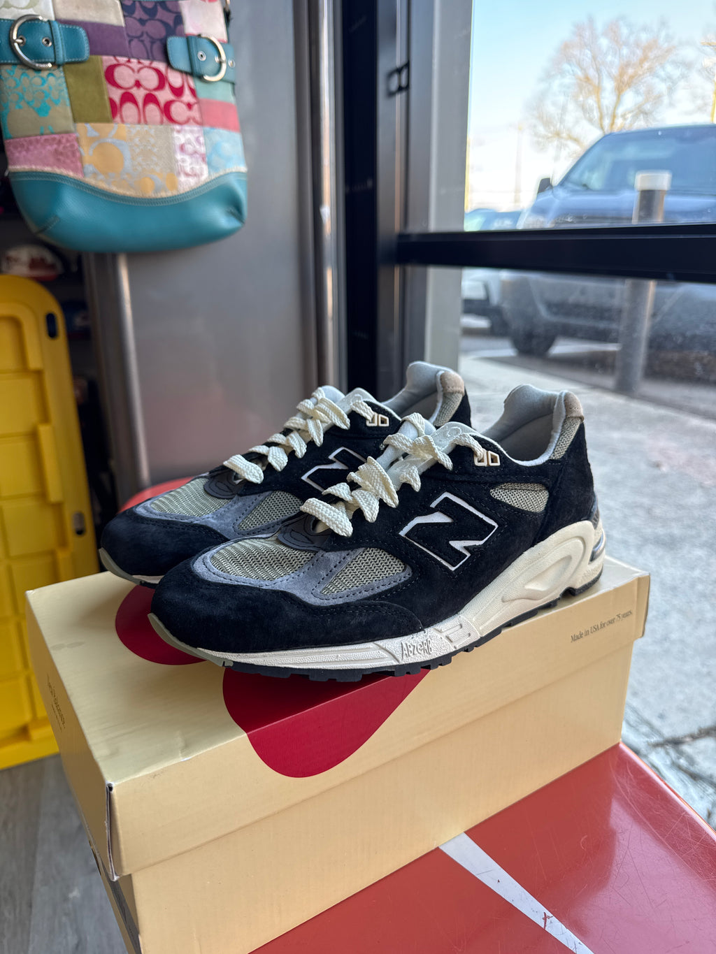 New Balance 990v2 MiUSA Teddy Santis Black True Camo