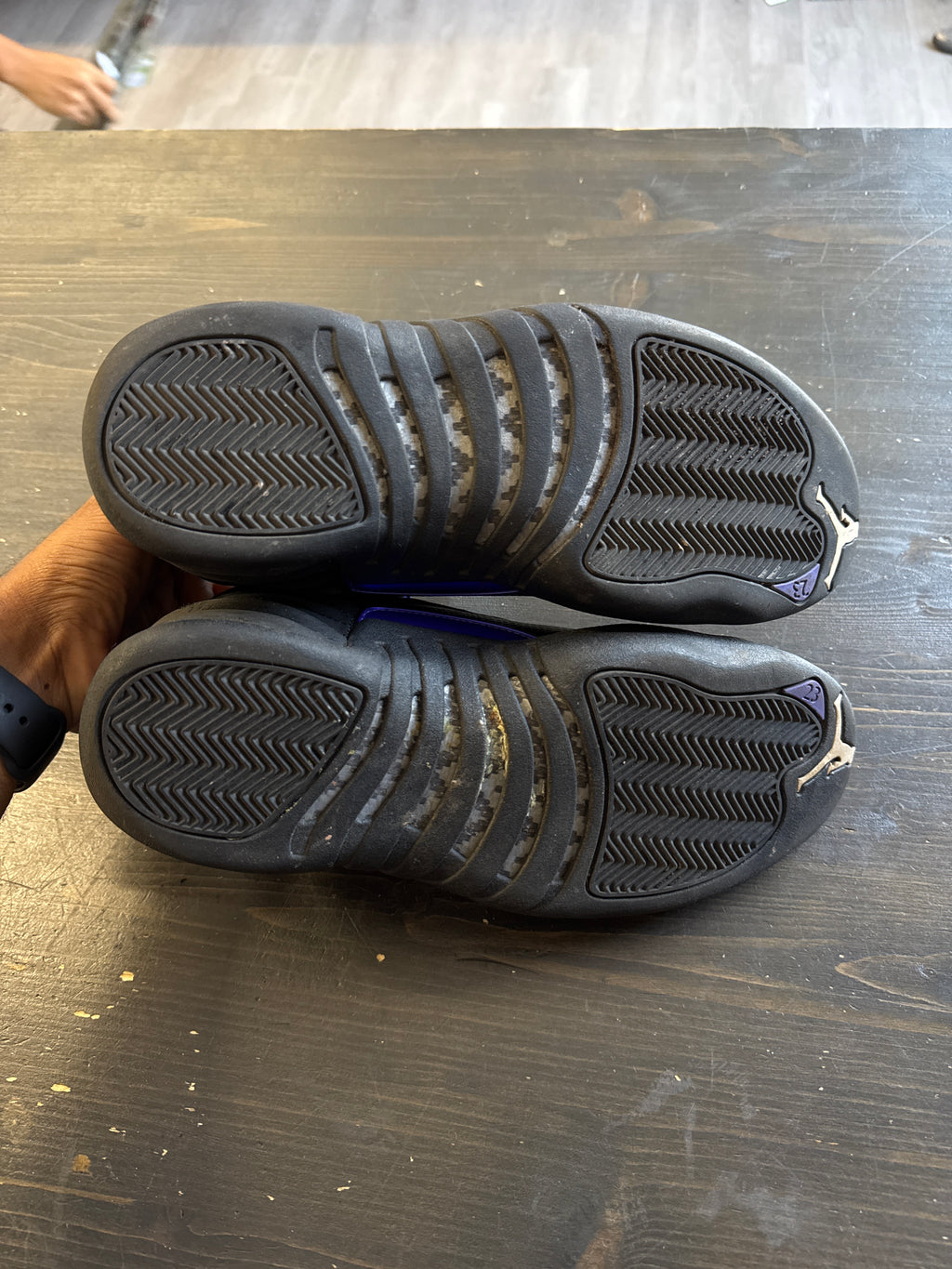Pre-owned Jordan Retro 12 Black Dark Concord