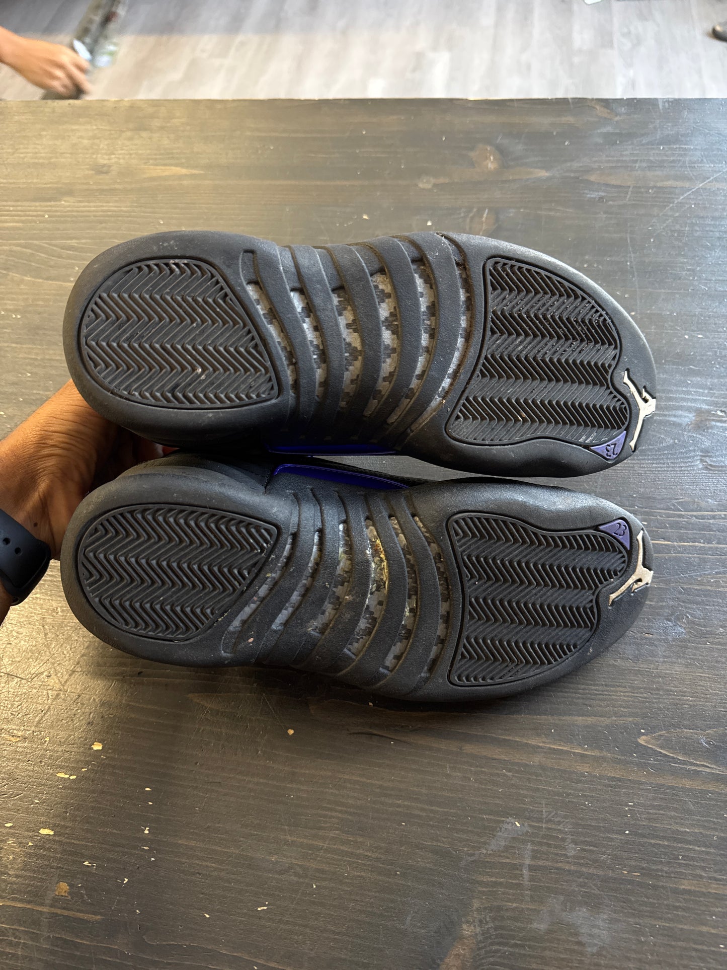 Pre-owned Jordan Retro 12 Black Dark Concord