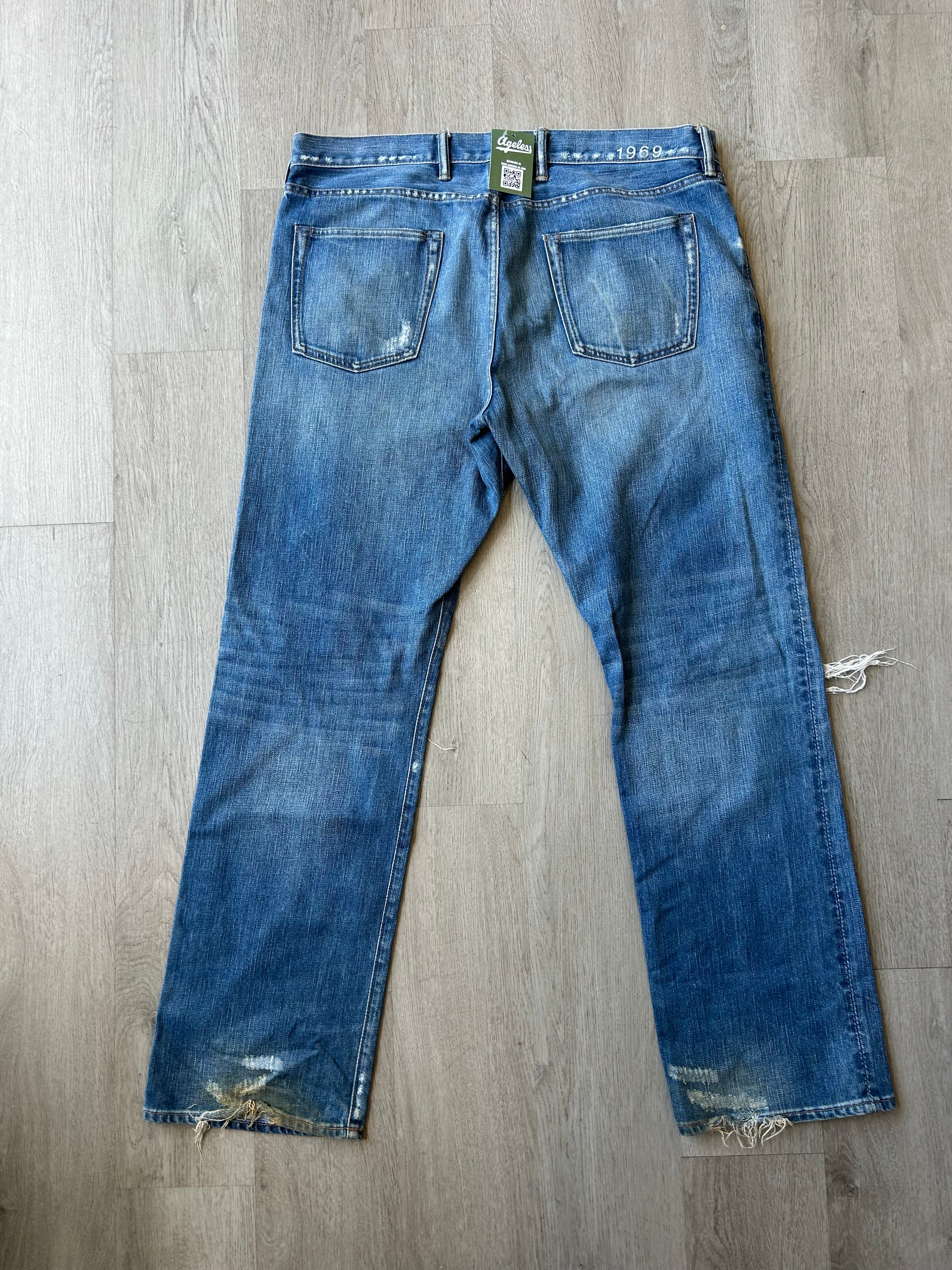 Gap 1969 Authentic Distressed Jeans