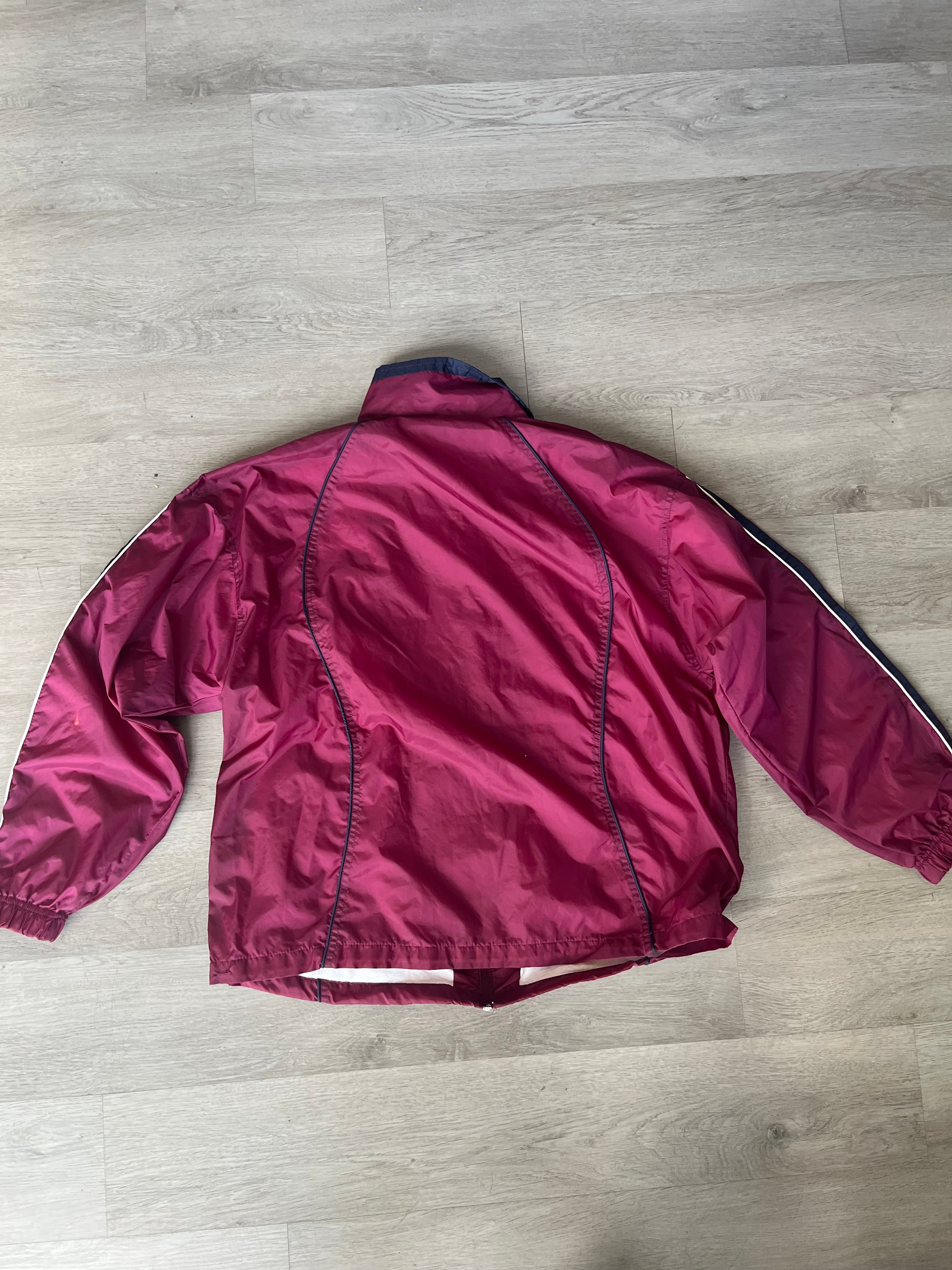 Bugundy Wilson Windbreaker Jacket