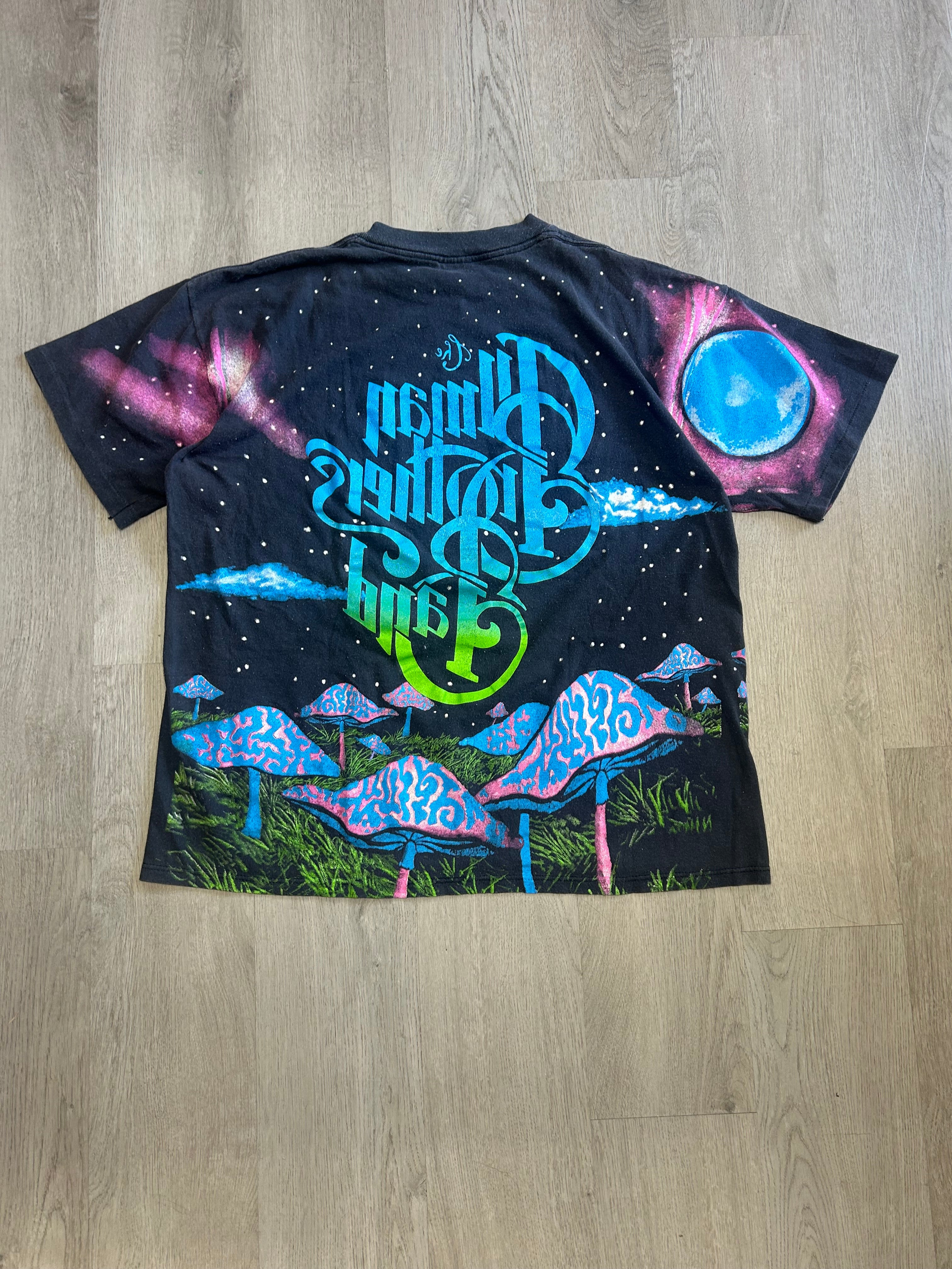 Vintage 1993 Allman Brothers Band Mushroom Night Sky Tee