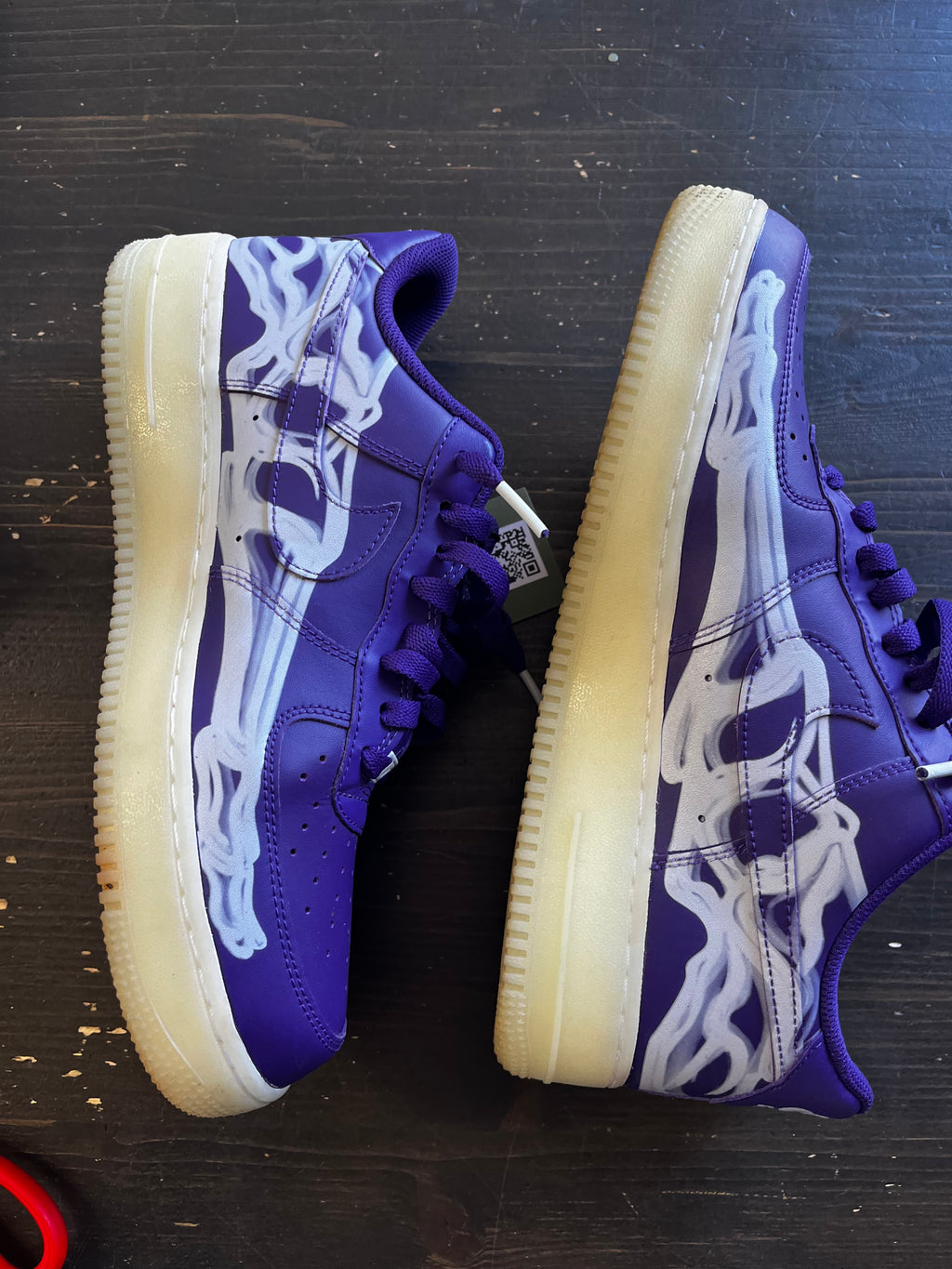 Pre-Owned Air Force 1 Skeleton QS