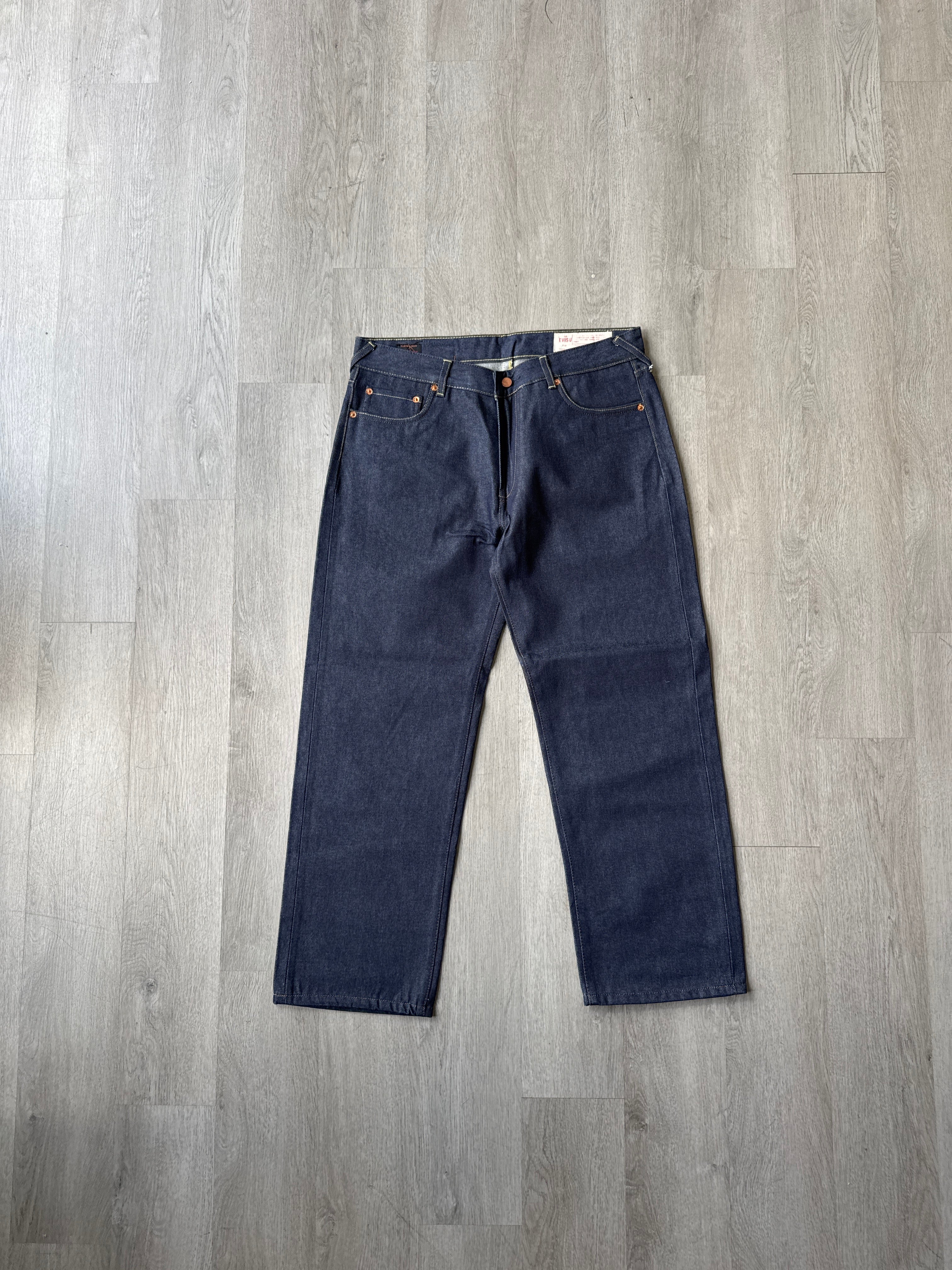 Evisu Embroidered Japanese Art Selvedge Denim Jeans