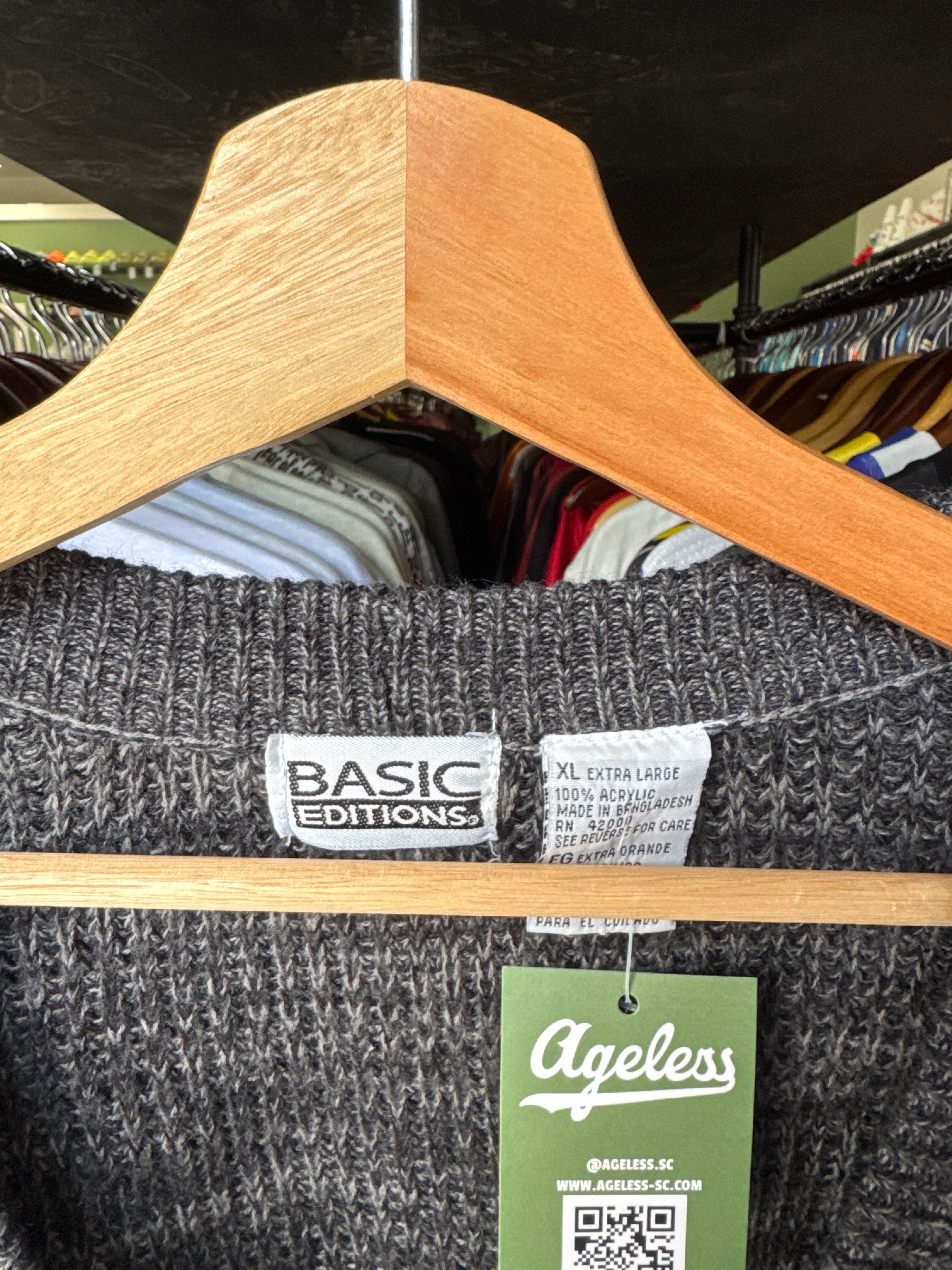 Vintage Basic Edition Cardigan Sweater