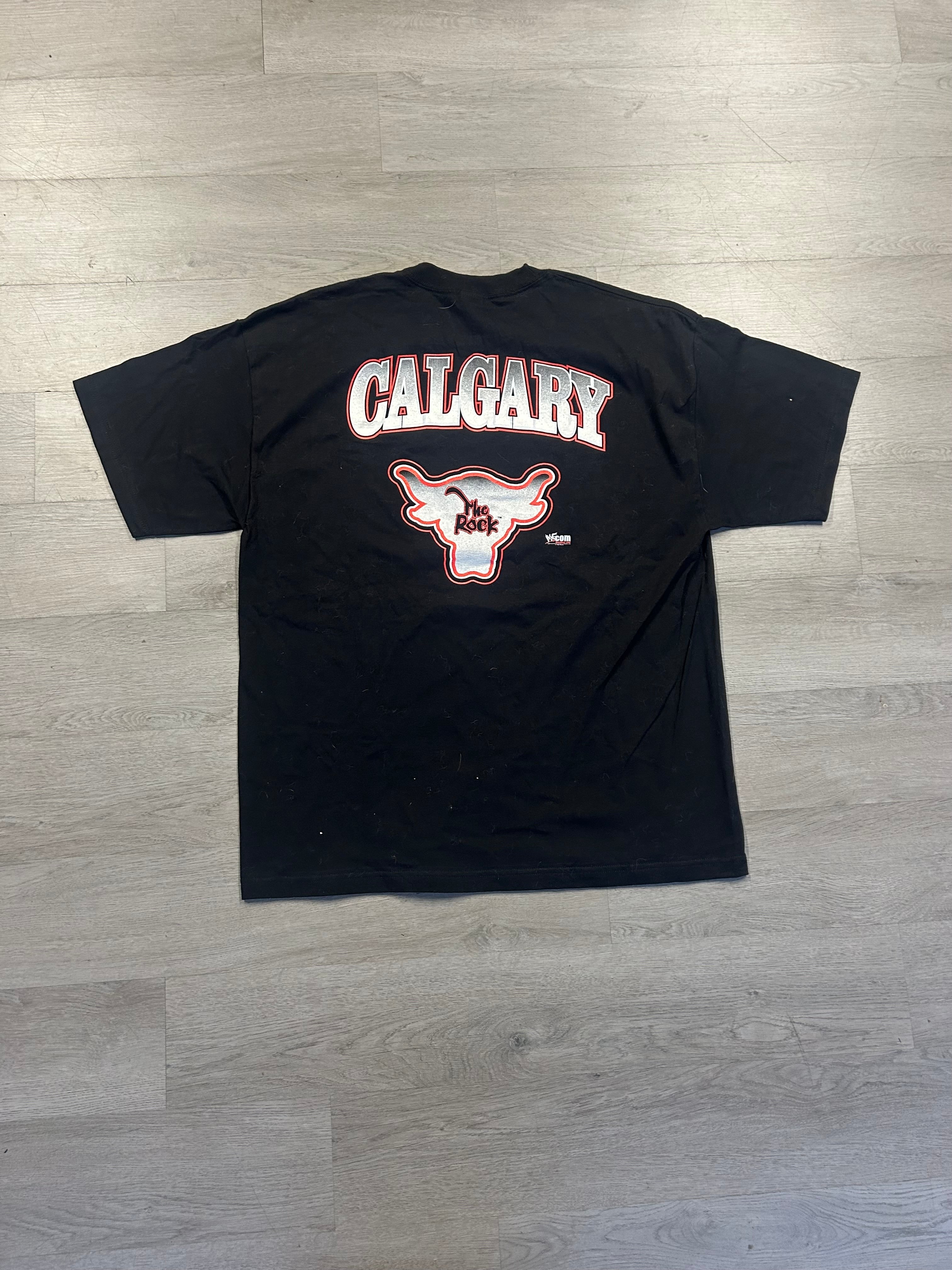 Vintage The Rock Returns To Calgary WWE Tee