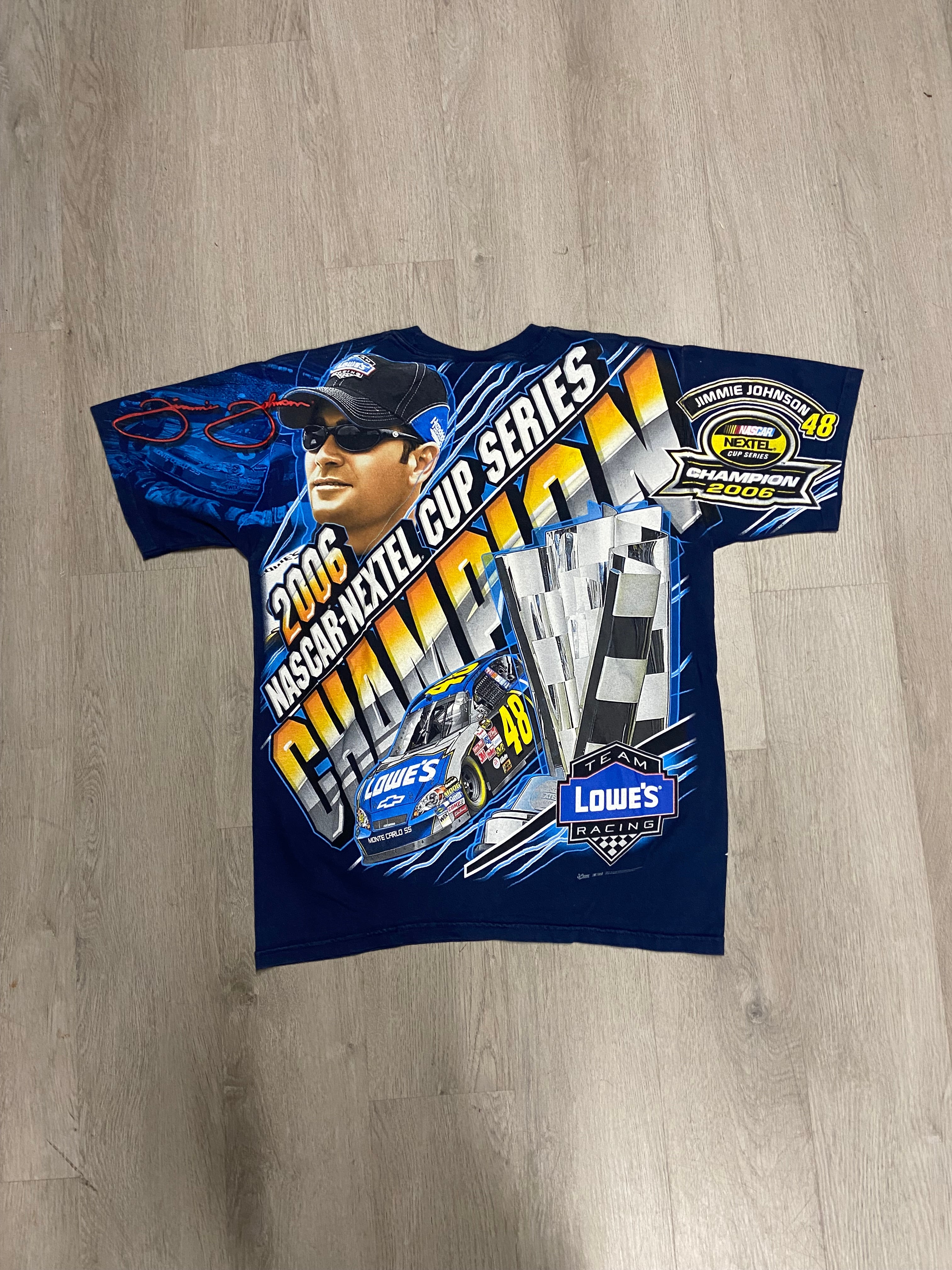 Jimmie Johnson 2006 NASCAR Nextel Cup Series Champion AOP Tee
