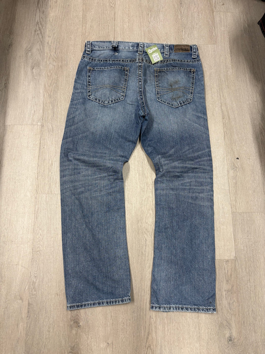 Y2K Express Wide Leg Denim Jeans