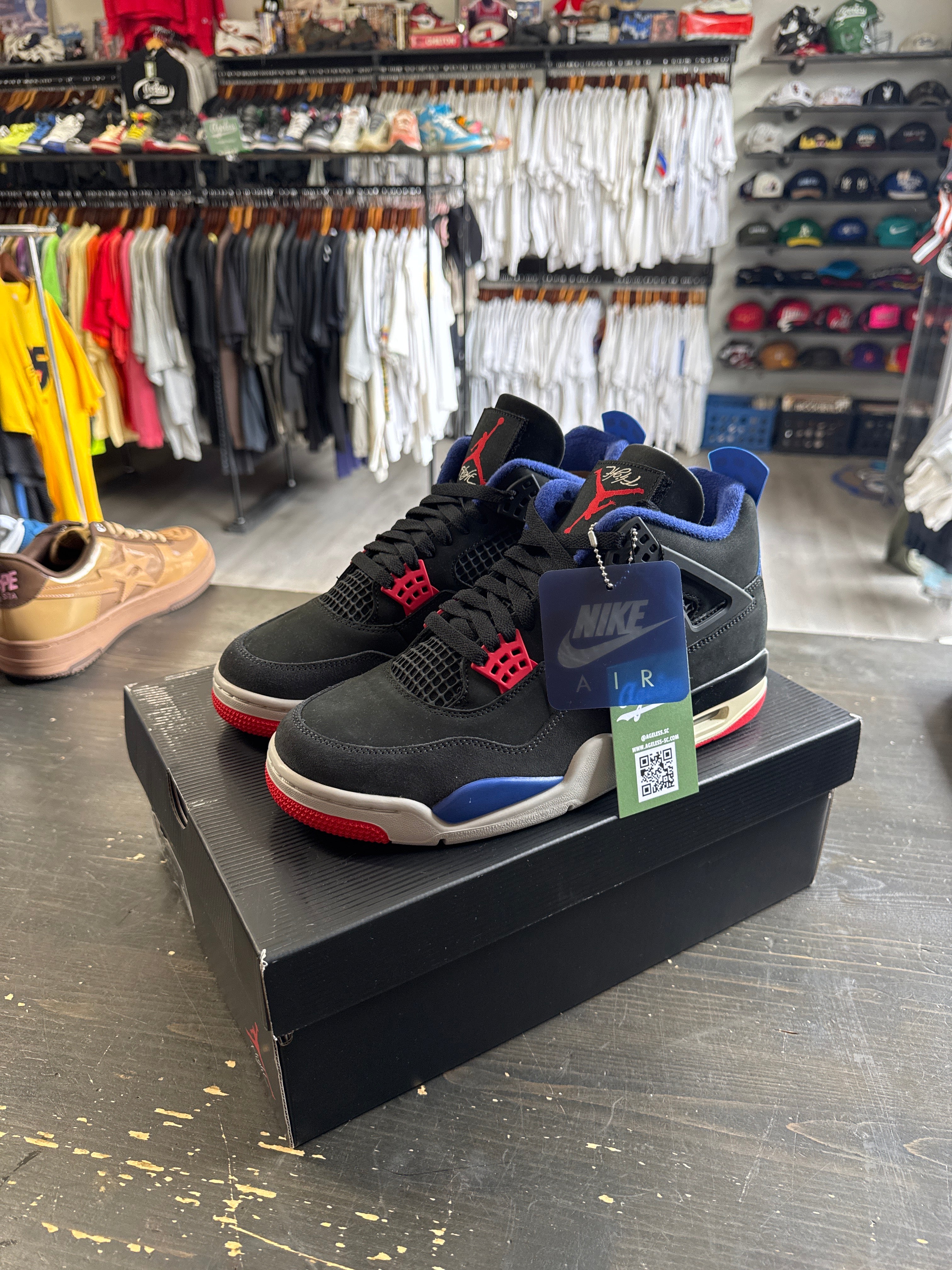 Jordan Retro 4 Rare Air (White Lettering)