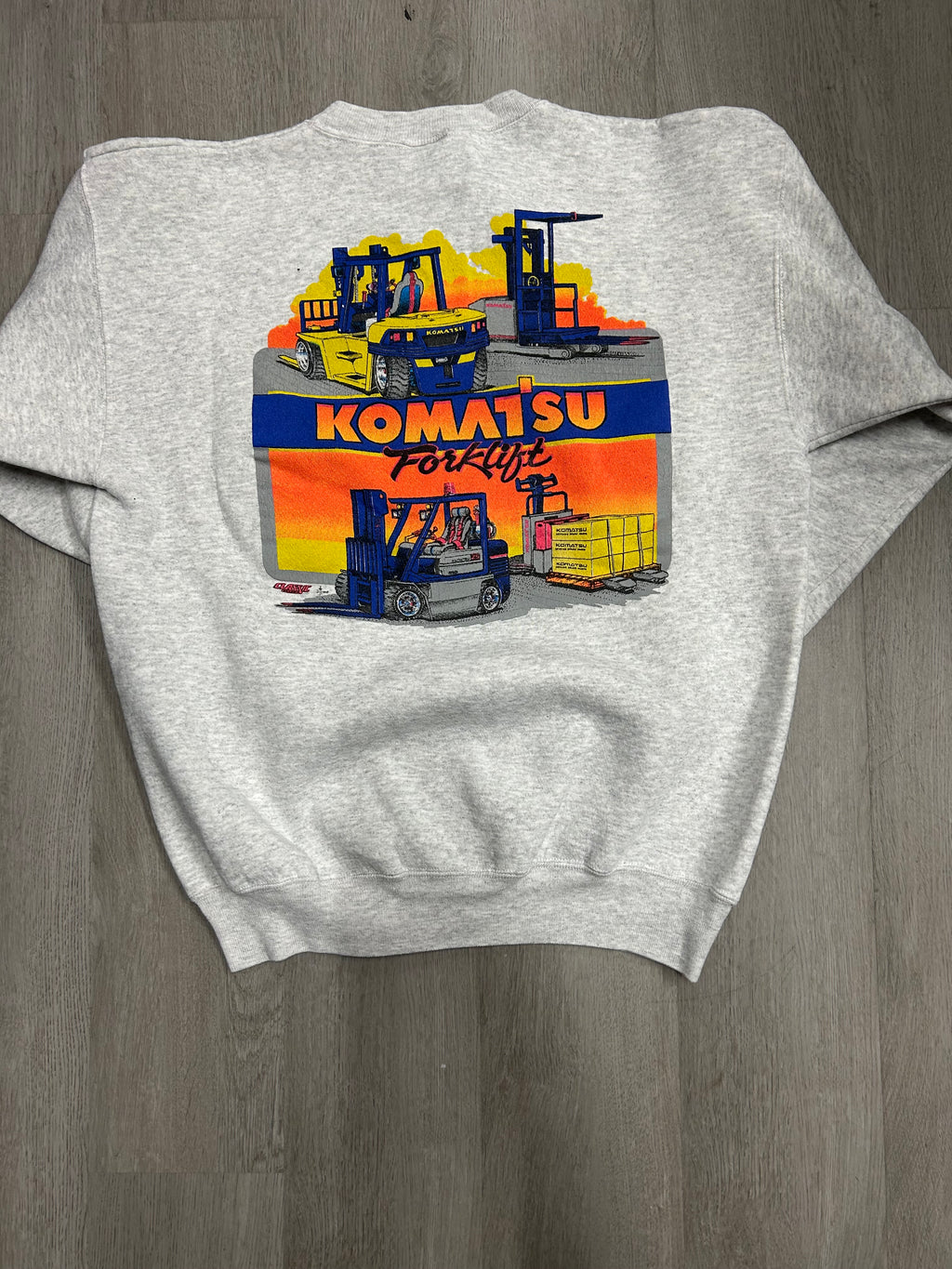 Vintage Kamatsu Forklift Sweatshirt