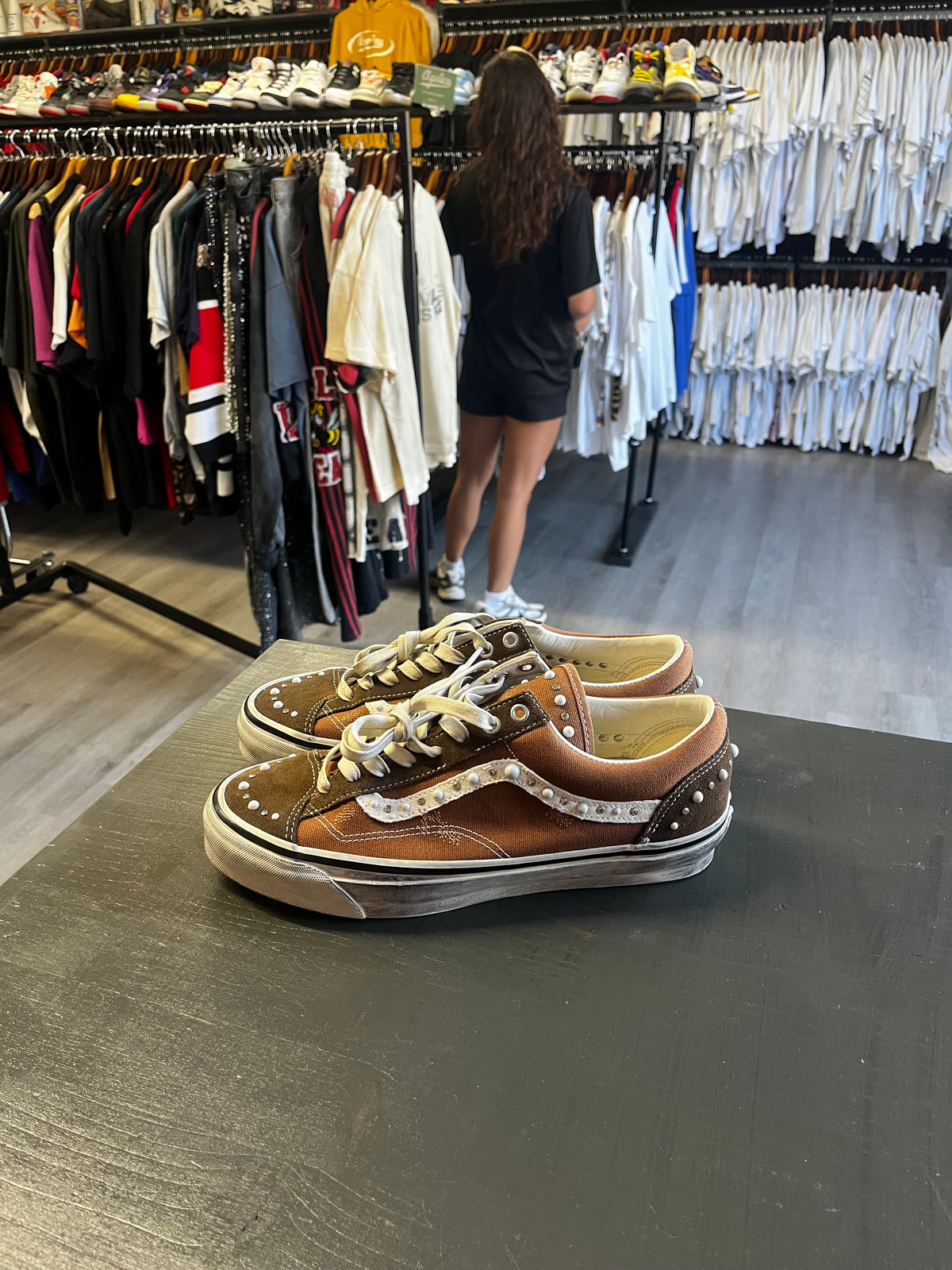 Pre-Owned Vans LX Old Skool 36 Pearlized Pack Vintage Cocoa Brown