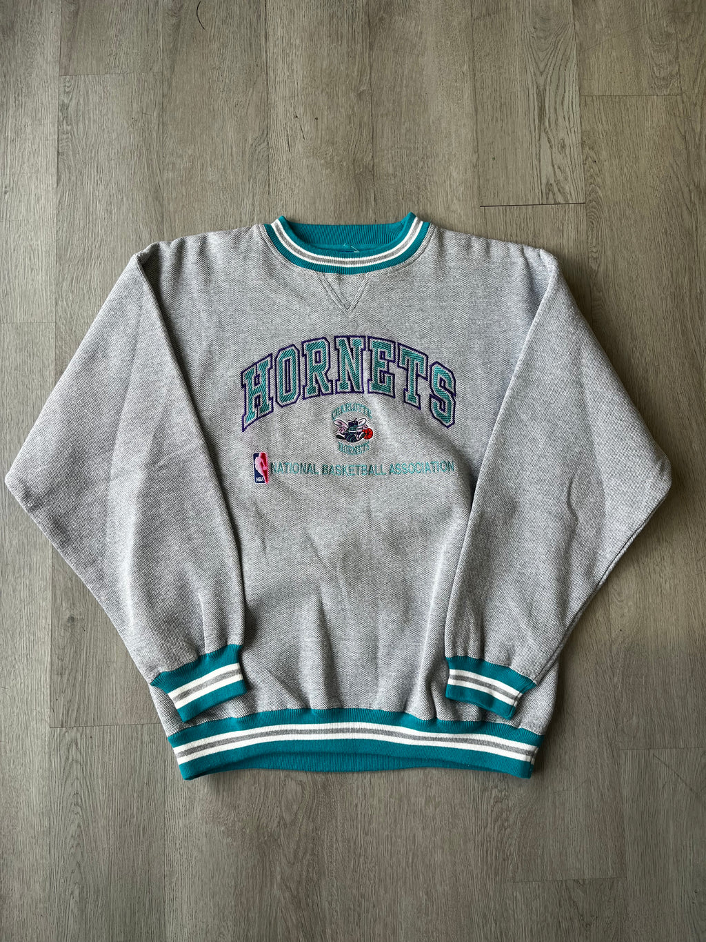Vintage Knitted Charlotte Hornets Sweatshirt