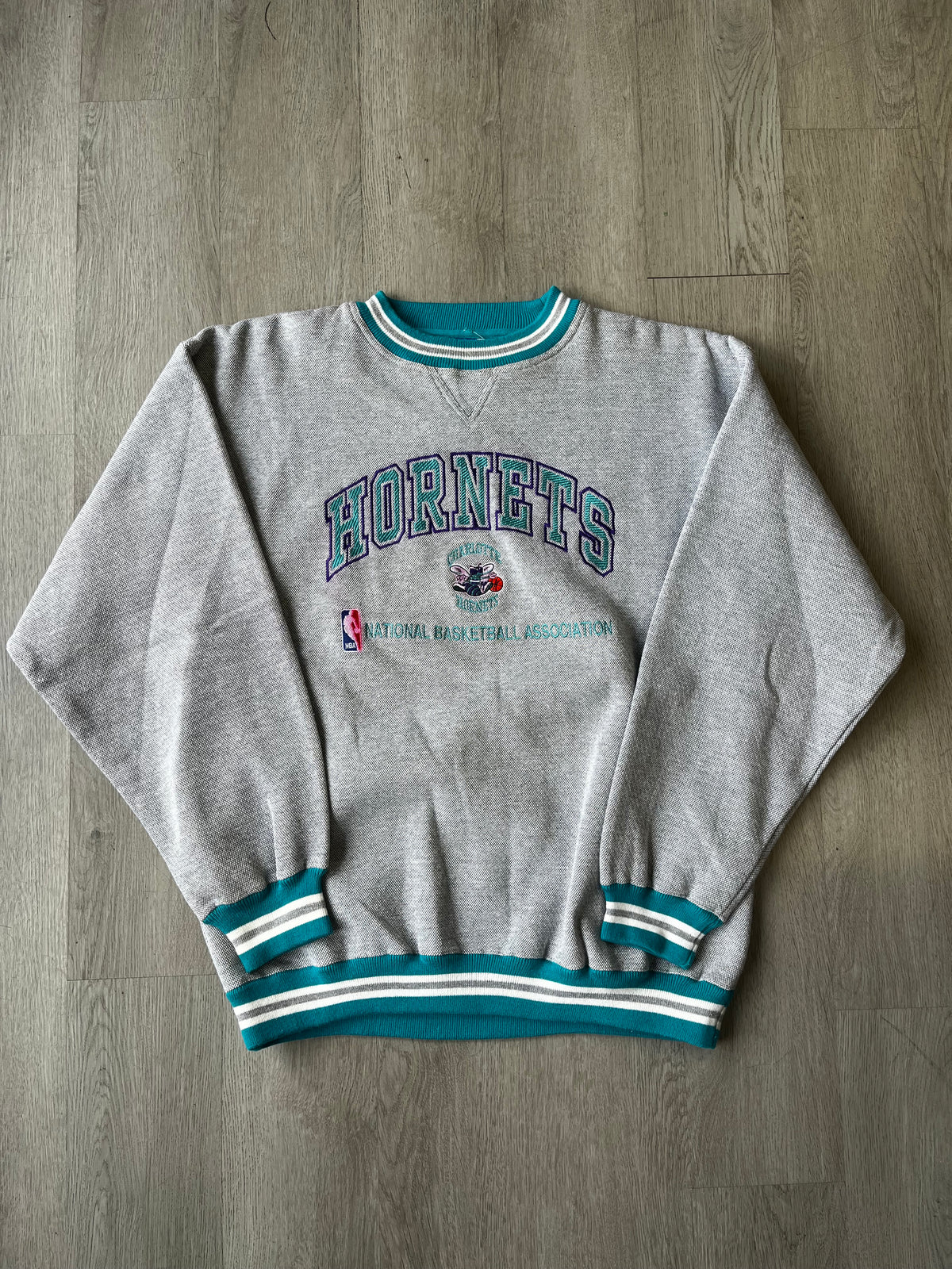 Vintage Knitted Charlotte Hornets Sweatshirt