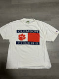 White Champion Clemson Tigers Tee